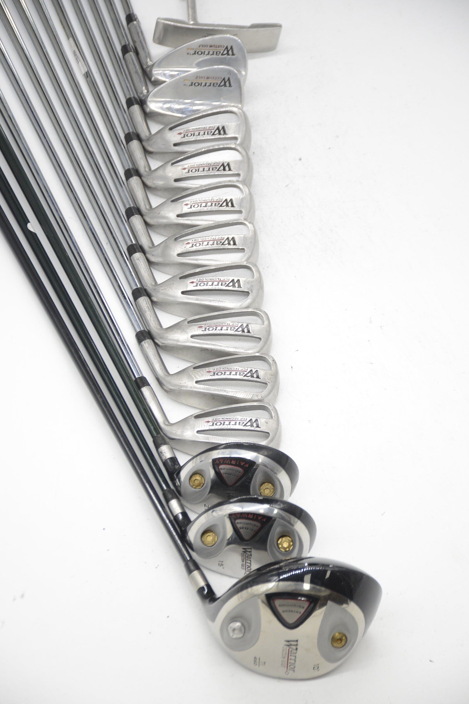 Warrior Custom Golf Mixed Full Set R Flex -0.25" Golf Clubs GolfRoots