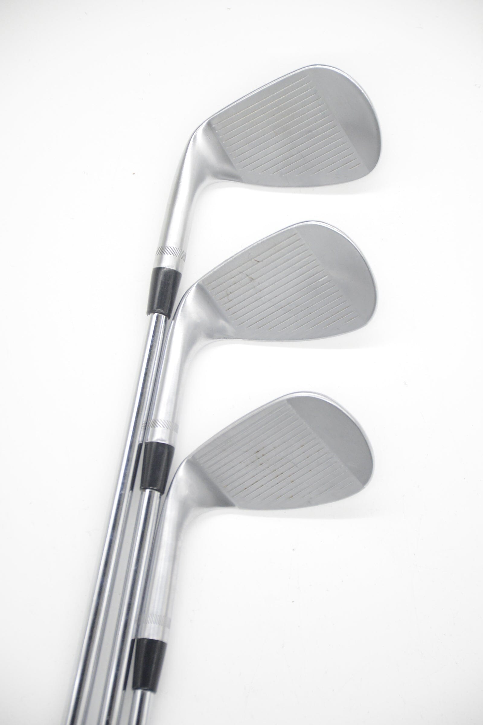 Titleist Vokey SM9 Tour Chrome 52, 56, 60 Degree Wedge Set S Flex Golf Clubs GolfRoots