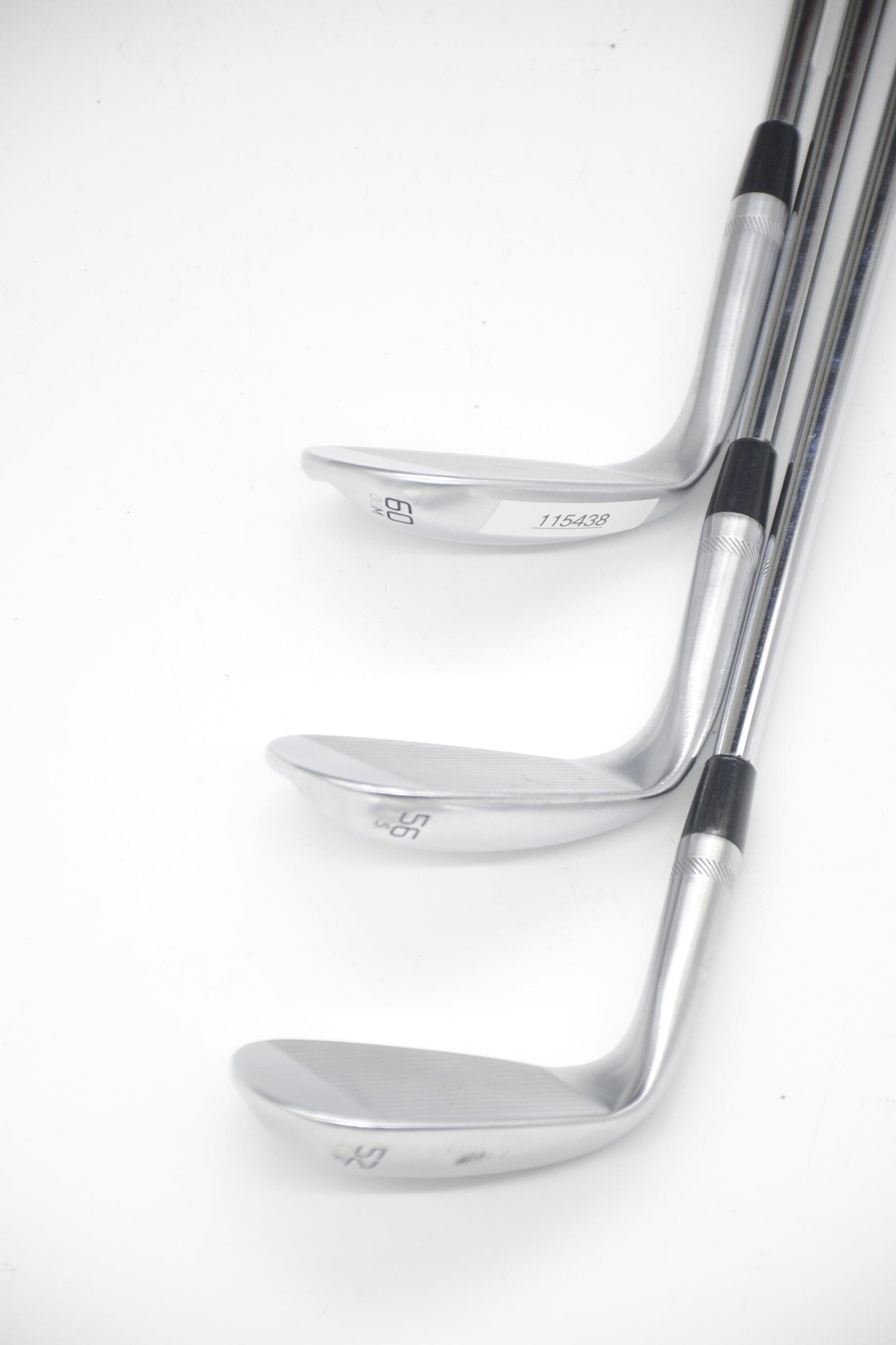 Titleist Vokey SM9 Tour Chrome 52, 56, 60 Degree Wedge Set S Flex Golf Clubs GolfRoots