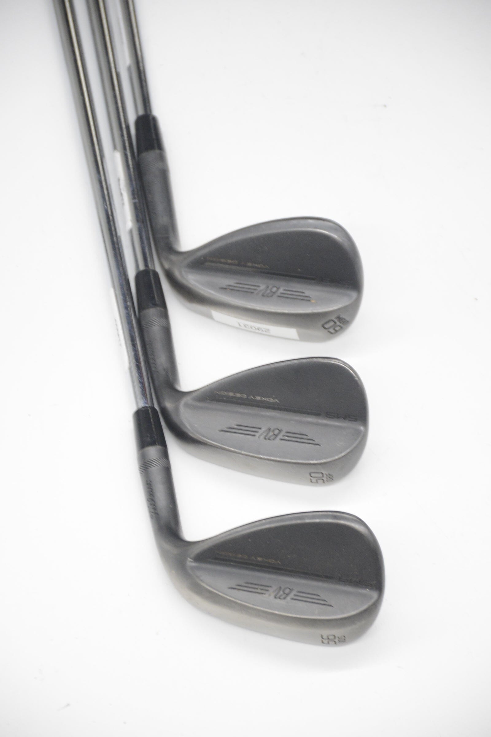 Titleist Vokey SM9 Jet Black 50, 56, 60 Degree Wedge Set X Flex Golf Clubs GolfRoots