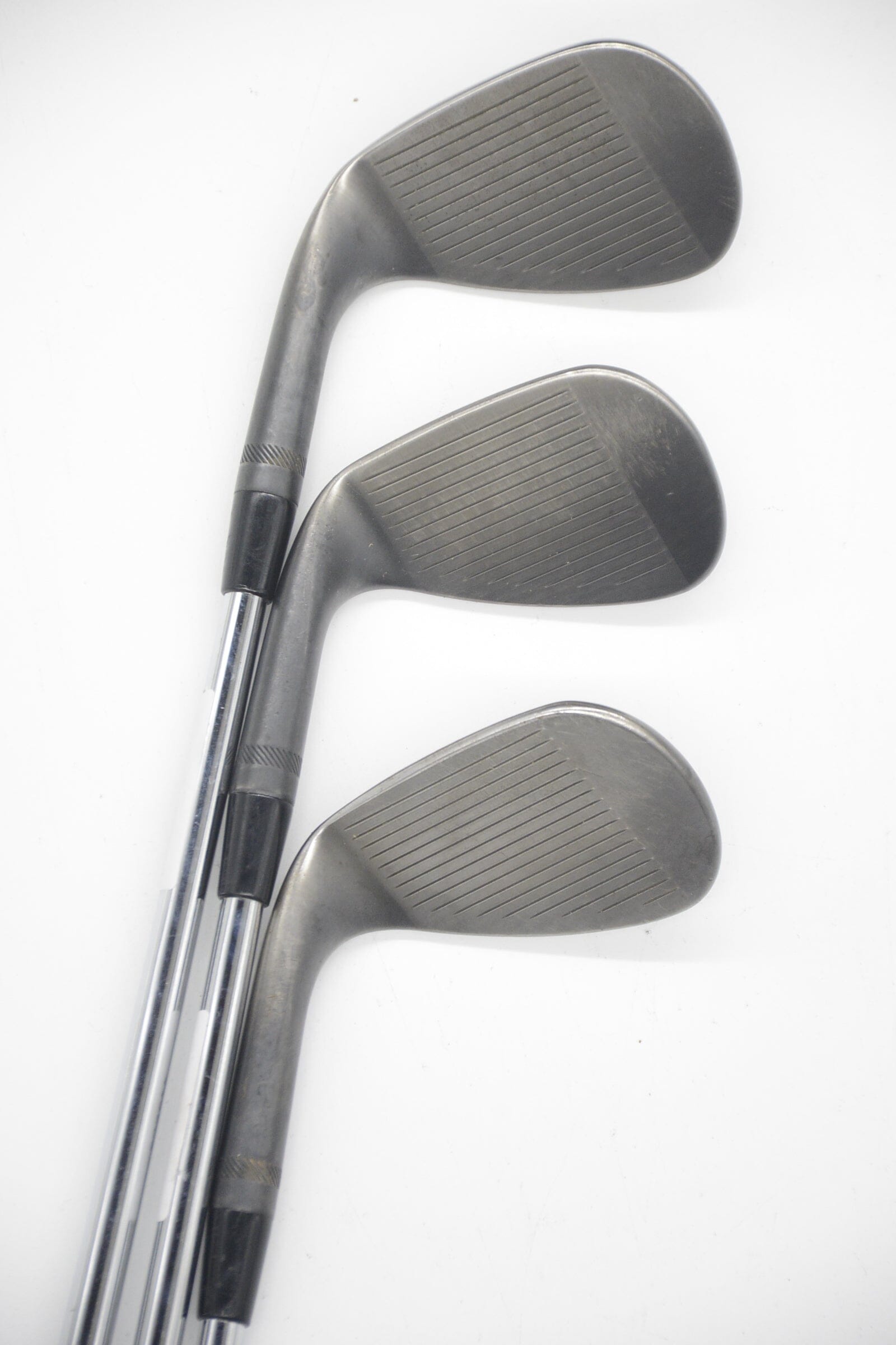 Titleist Vokey SM9 Jet Black 50, 56, 60 Degree Wedge Set X Flex Golf Clubs GolfRoots