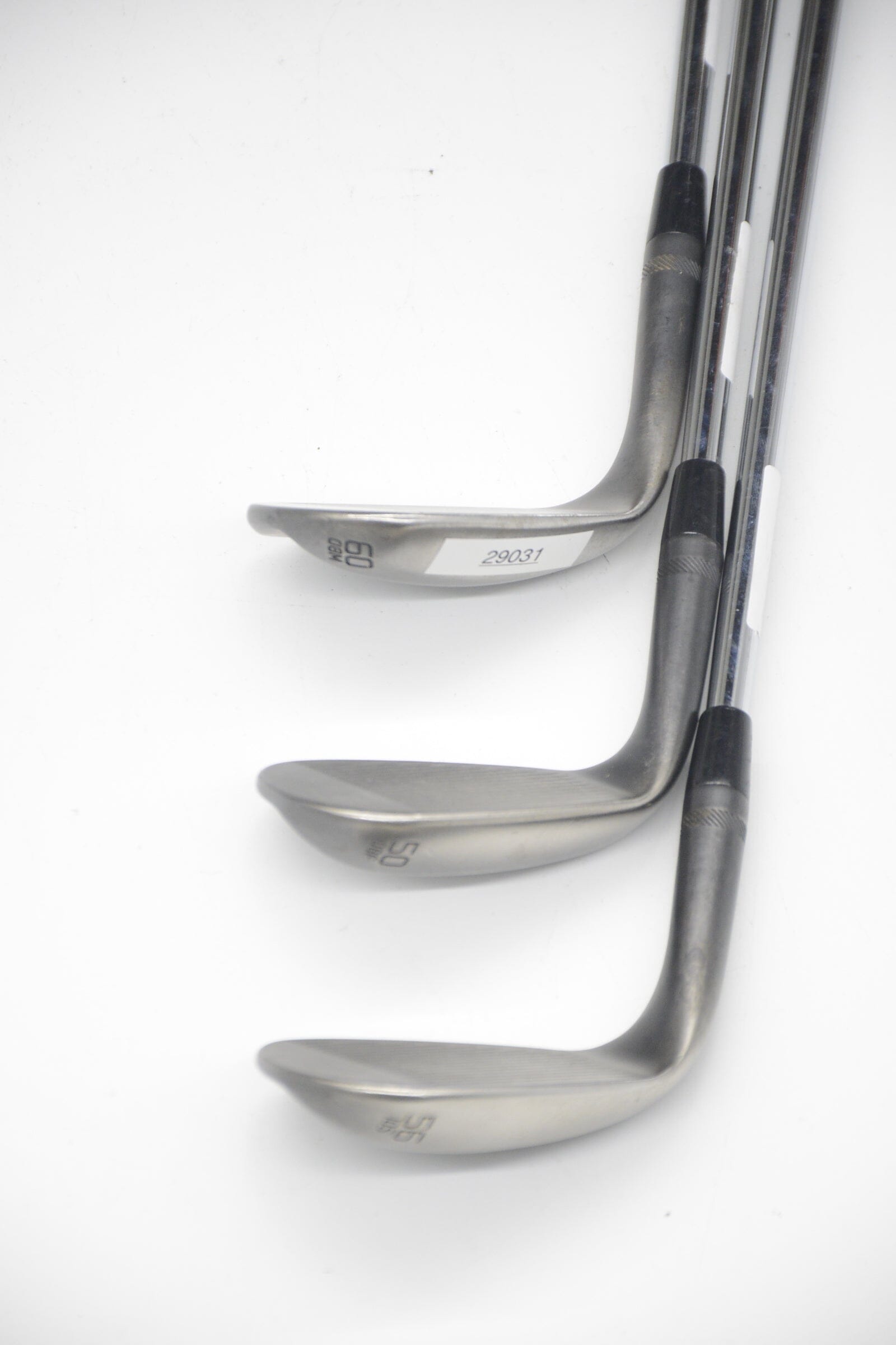 Titleist Vokey SM9 Jet Black 50, 56, 60 Degree Wedge Set X Flex Golf Clubs GolfRoots