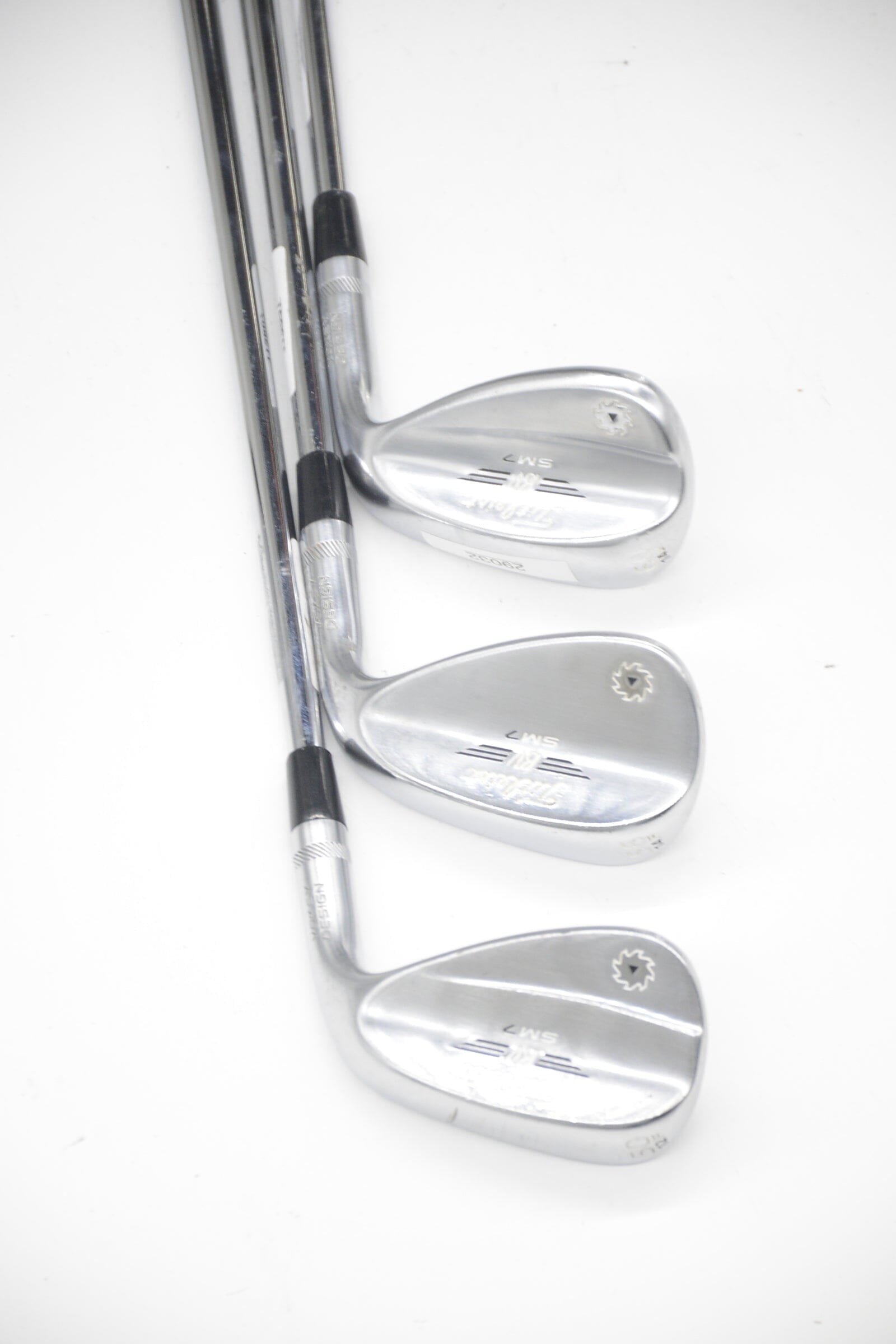 Titleist Vokey SM7 Tour Chrome 50, 56, 60 Degree Wedge Set X Flex Golf Clubs GolfRoots