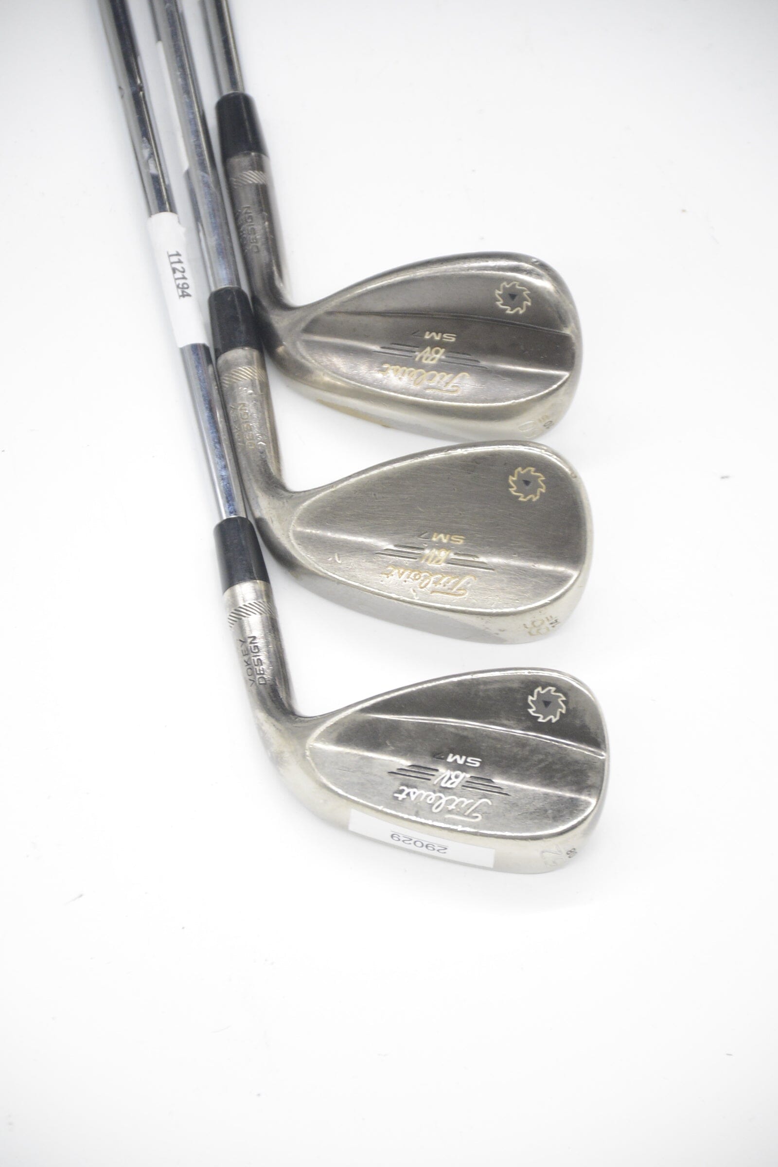 Titleist Vokey SM7 Brushed Steel 52, 56, 60 Degree Wedge Set Wedge Flex Golf Clubs GolfRoots