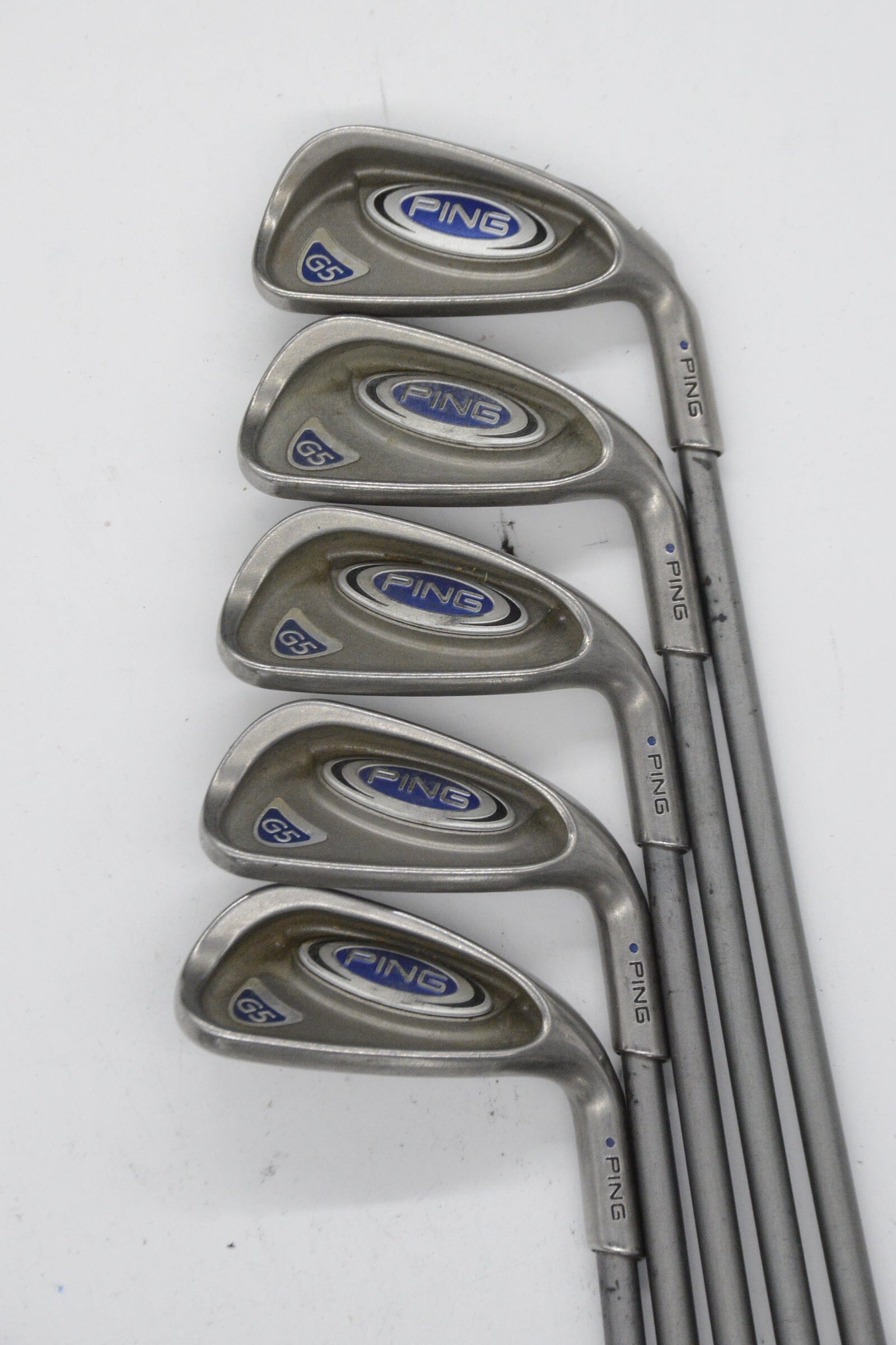 Ping G5 5, 7-PW Iron Set SR Flex -0.75" Golf Clubs GolfRoots