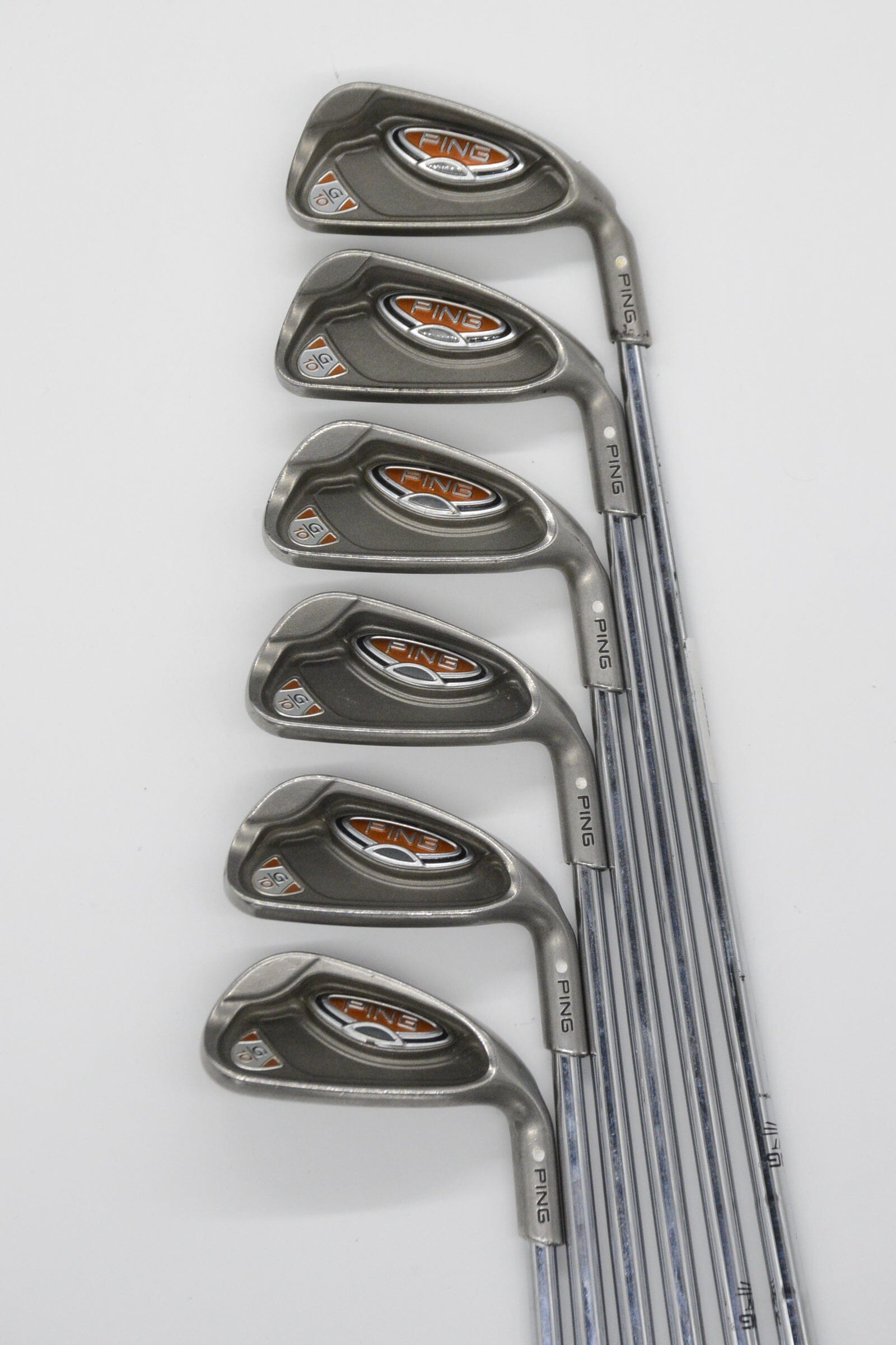 Ping G10 4-5, 7-PW Iron Set S Flex +1" Golf Clubs GolfRoots