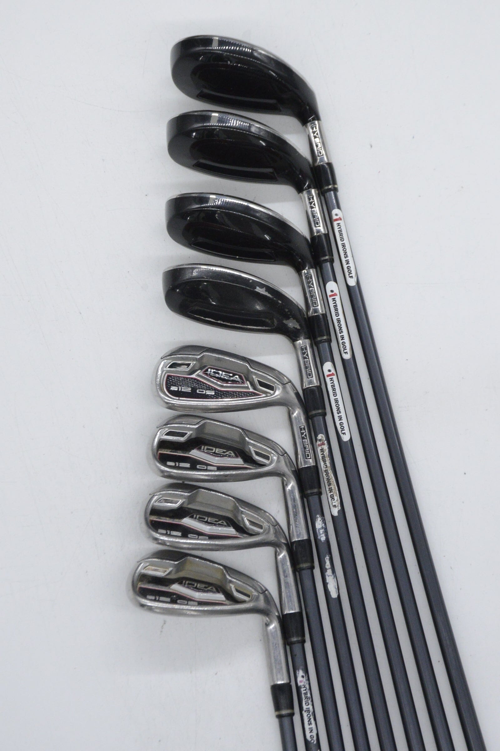 Adams Idea A12Os 4H-7H, 8-GW Iron Set R Flex -0.25" Golf Clubs GolfRoots