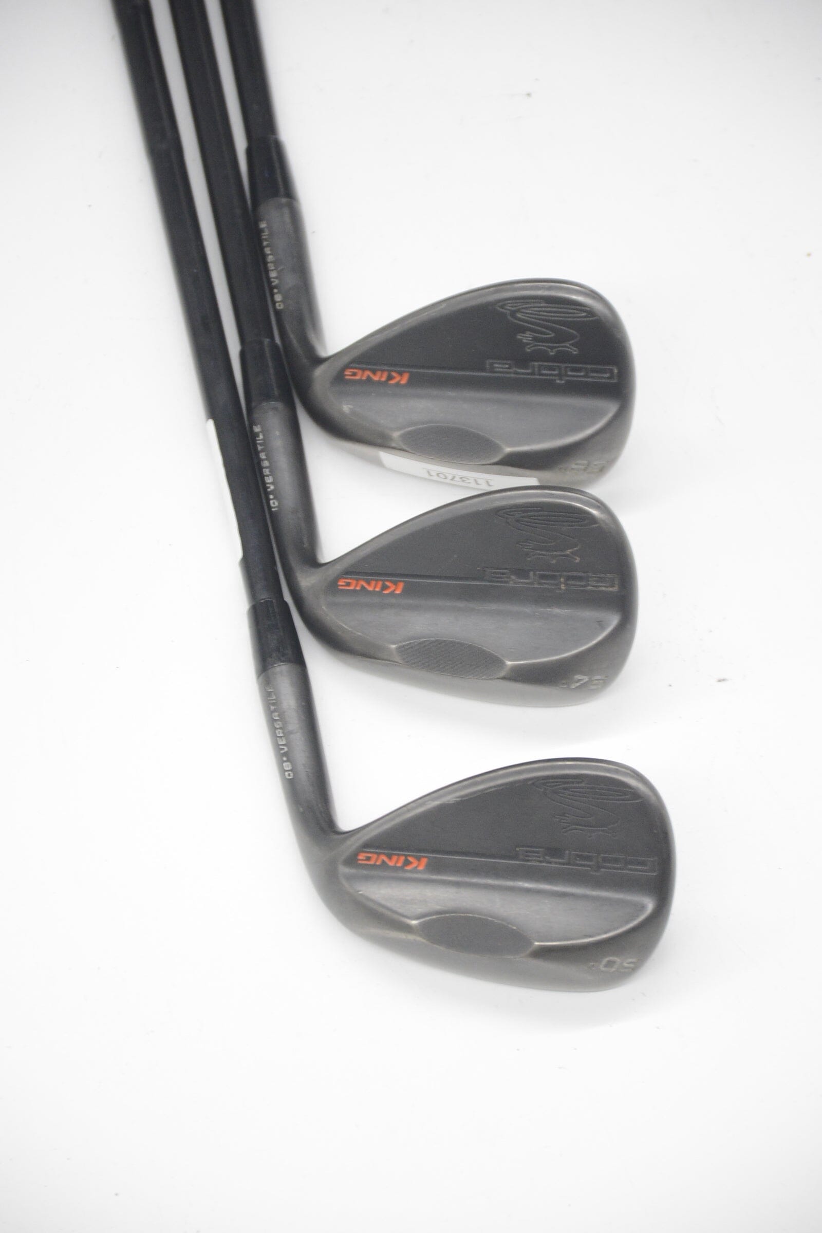 Cobra King Black 50, 54, 58 Degree Wedge Set S Flex Golf Clubs GolfRoots