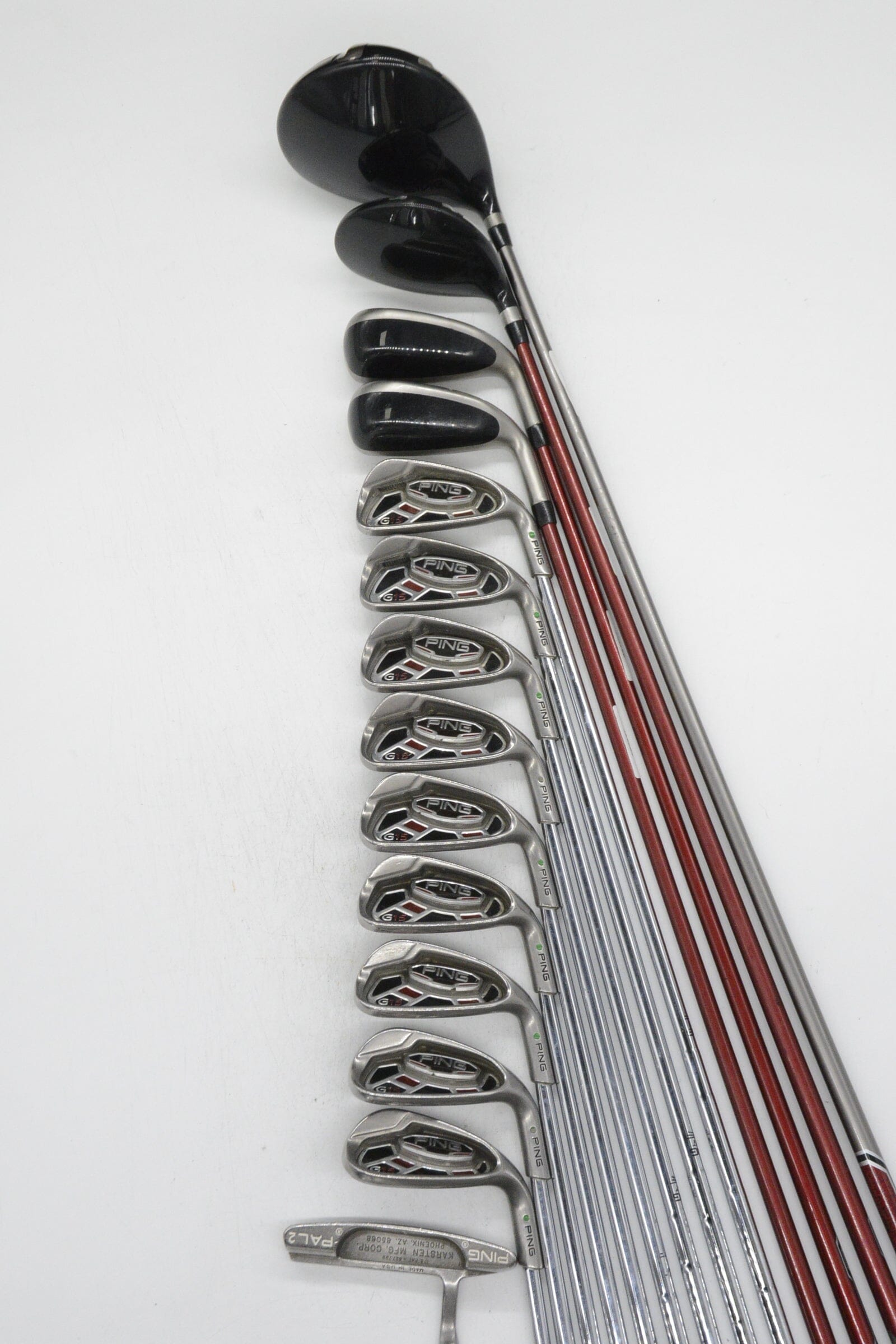 Ping G15 Mixed Full Set R Flex +0.75" Golf Clubs GolfRoots