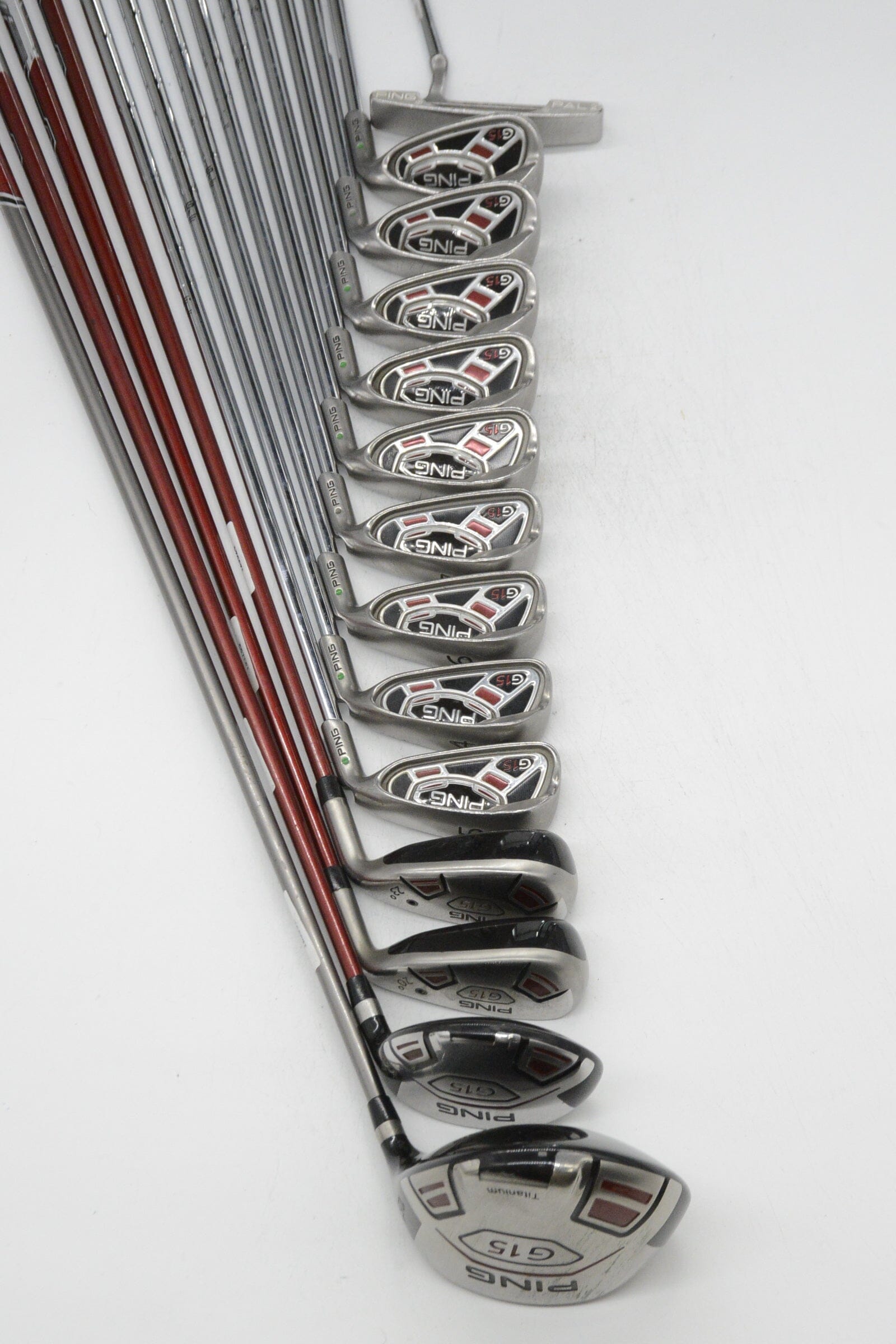 Ping G15 Mixed Full Set R Flex +0.75" Golf Clubs GolfRoots