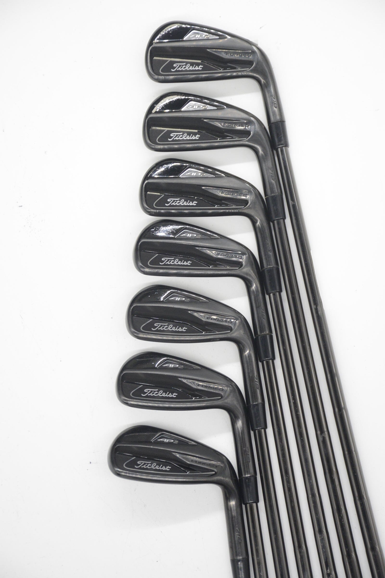 Titleist 718 AP2 Black 4-PW Iron Set R Flex -1.25" Golf Clubs GolfRoots