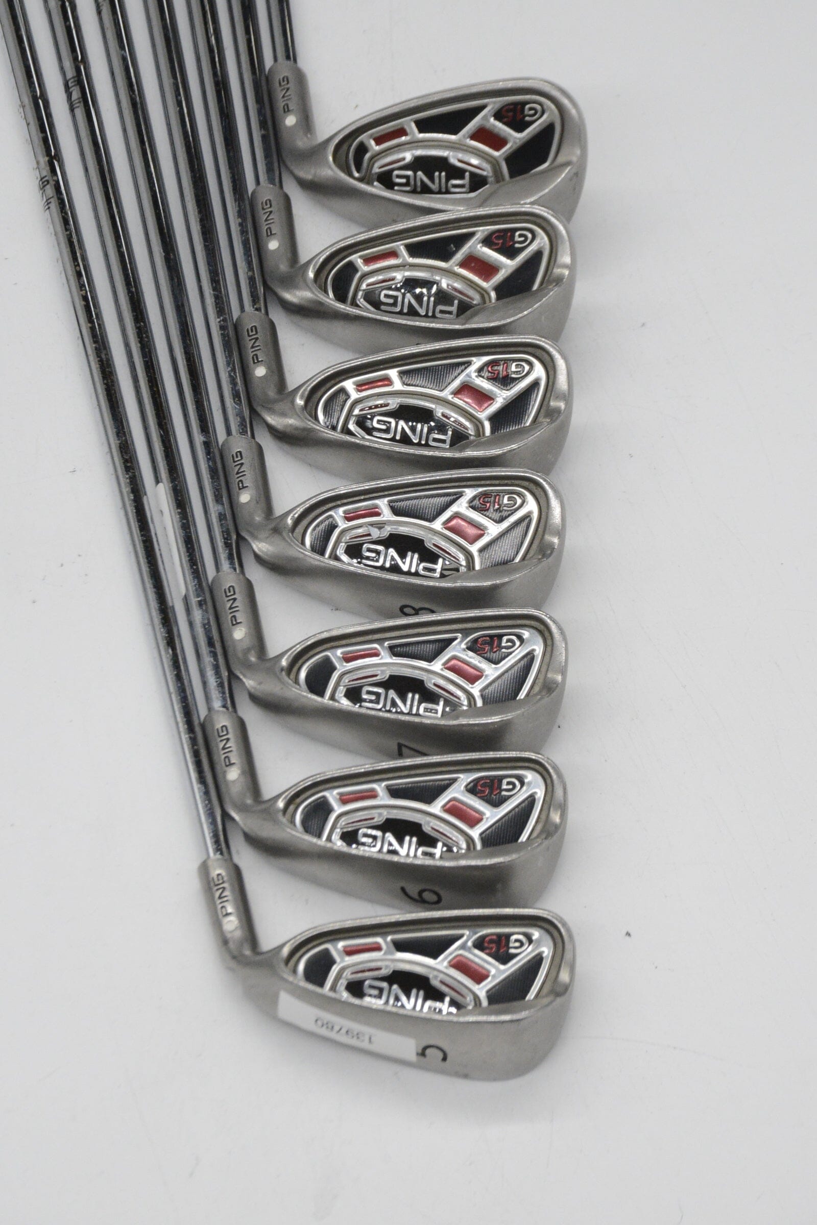 Ping G15 5-PW, SW Iron Set R Flex +2.25" Golf Clubs GolfRoots