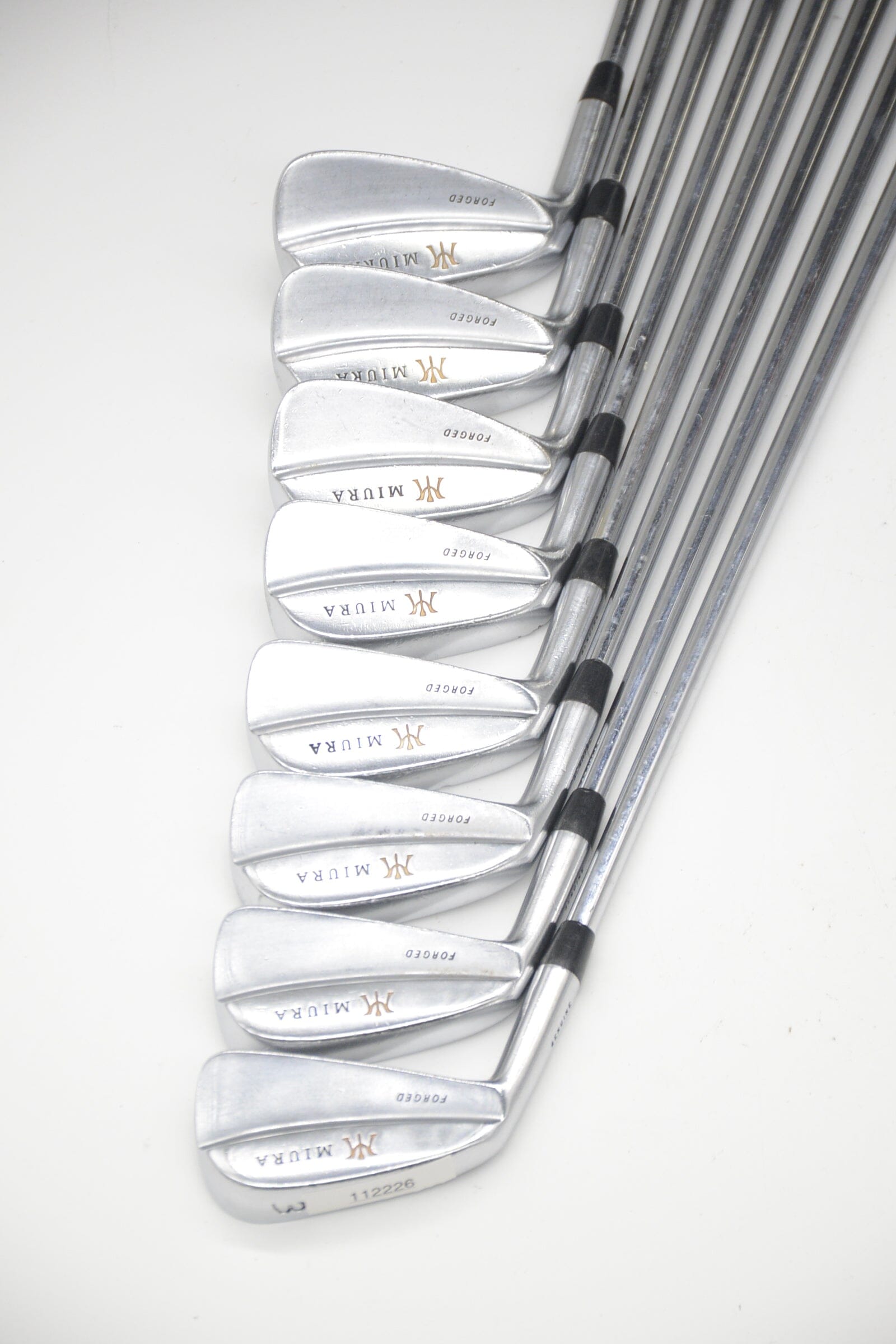 Lefty Miura Blade Y Grind 3-PW Iron Set X Flex -0.25" Golf Clubs GolfRoots