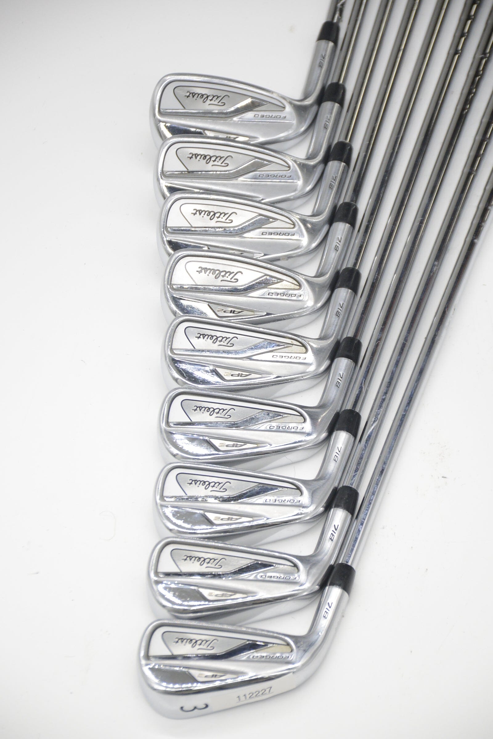 Lefty Titleist 718 AP2 3-AW Iron Set S Flex +0.25" Golf Clubs GolfRoots