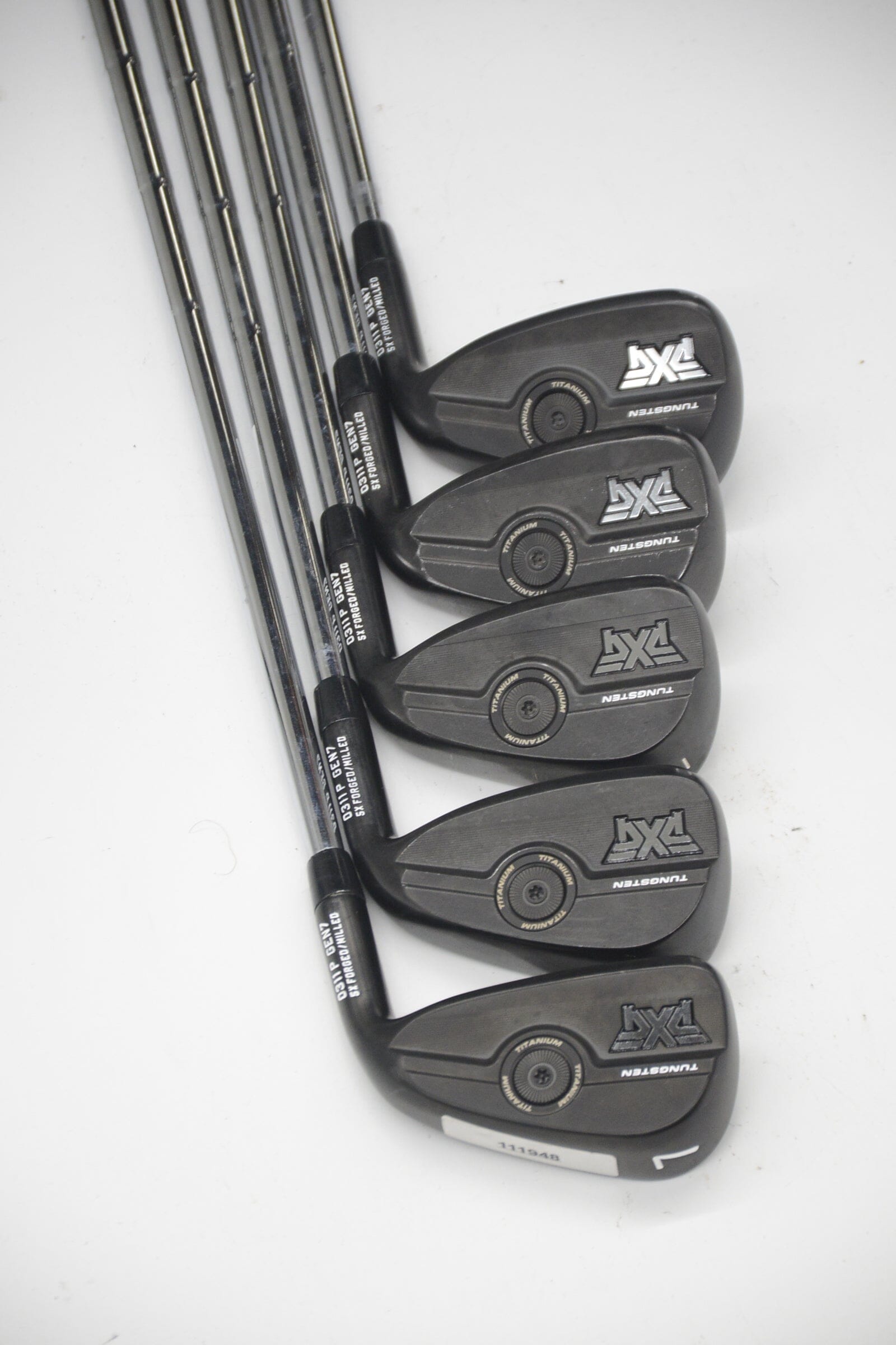 PXG 0311P Gen 7 Black 7-GW Iron Set X Flex +0.5" Golf Clubs GolfRoots