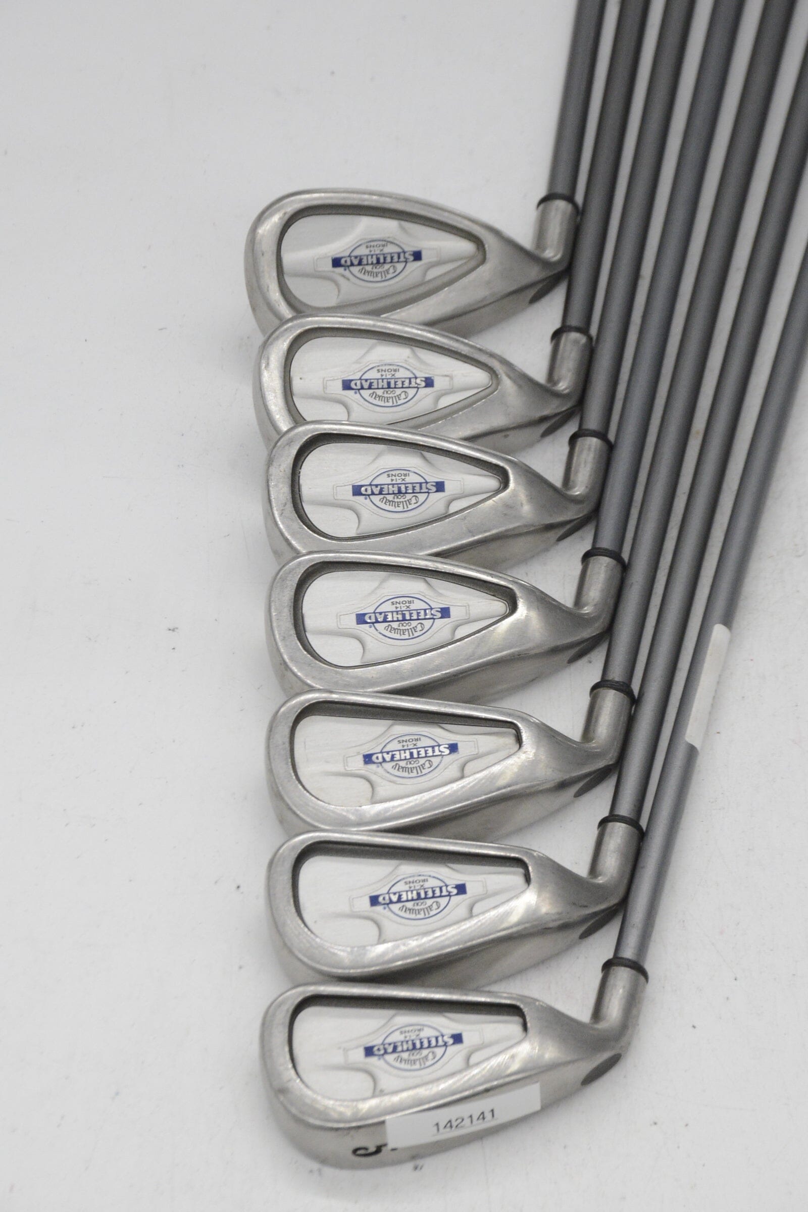 Lefty Callaway Steelhead X-14 5-PW, SW Iron Set R Flex -0.5" Golf Clubs GolfRoots