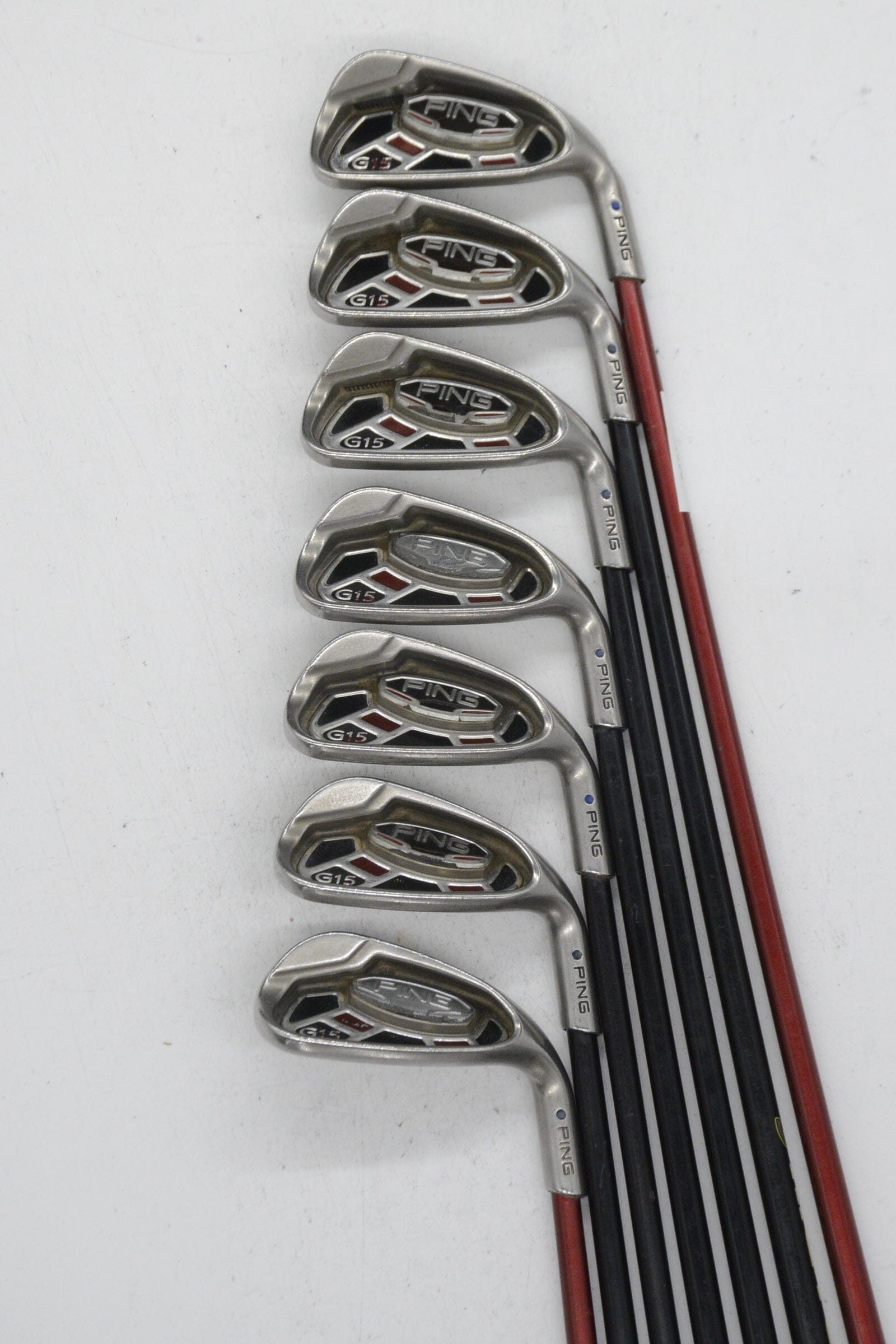 Ping G15 5-UW Iron Set S Flex -0.5" Golf Clubs GolfRoots