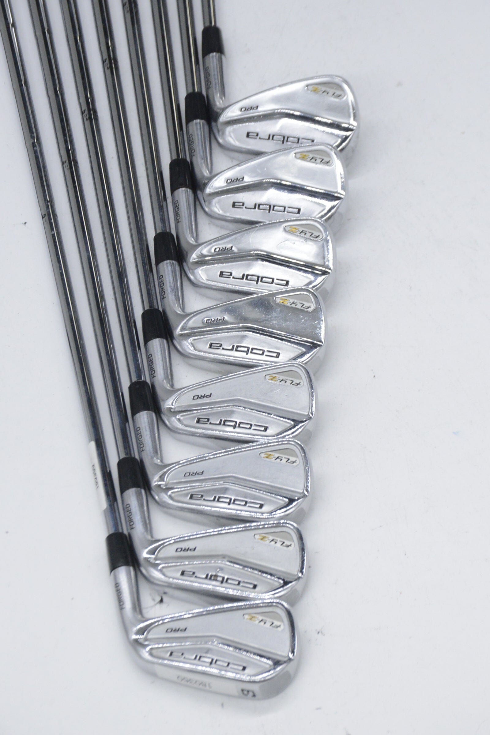 Cobra Fly-Z Pro 3-PW Iron Set S Flex Std Length Golf Clubs GolfRoots