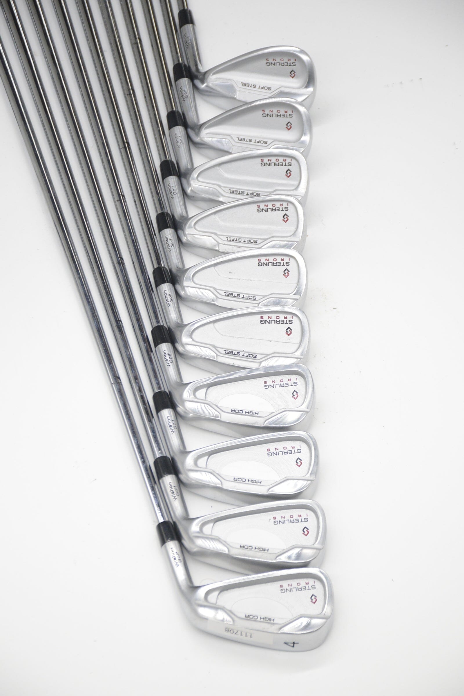 Wishon Sterling One Length 4-LW Iron Set S Flex 36.25" Golf Clubs GolfRoots