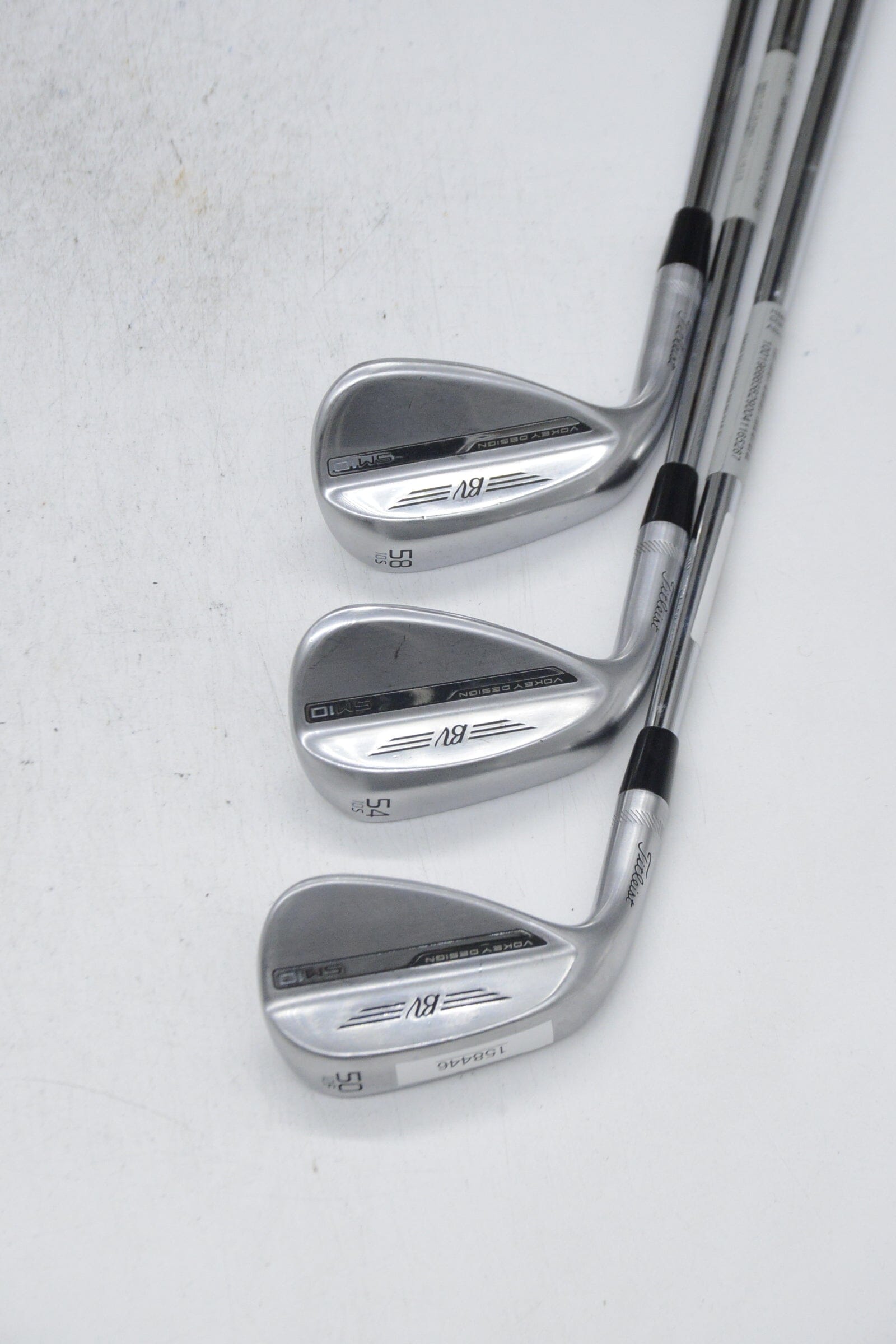Titleist Vokey SM10 Tour Chrome 50, 54, 58 Degree Wedge Set Wedge Flex Golf Clubs GolfRoots