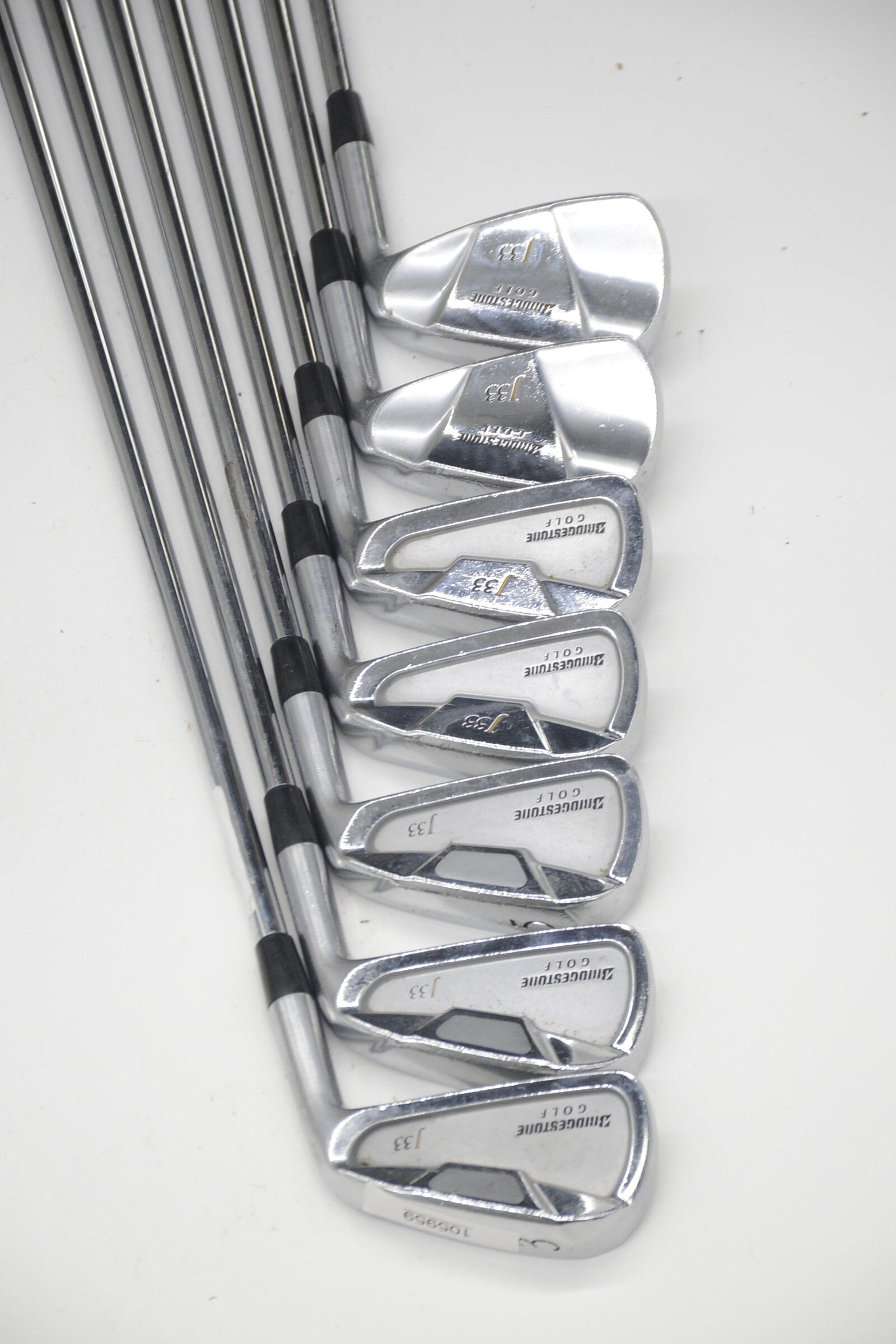 Bridgestone J33 Forged 3-9 Iron Set S Flex -0.25" Golf Clubs GolfRoots