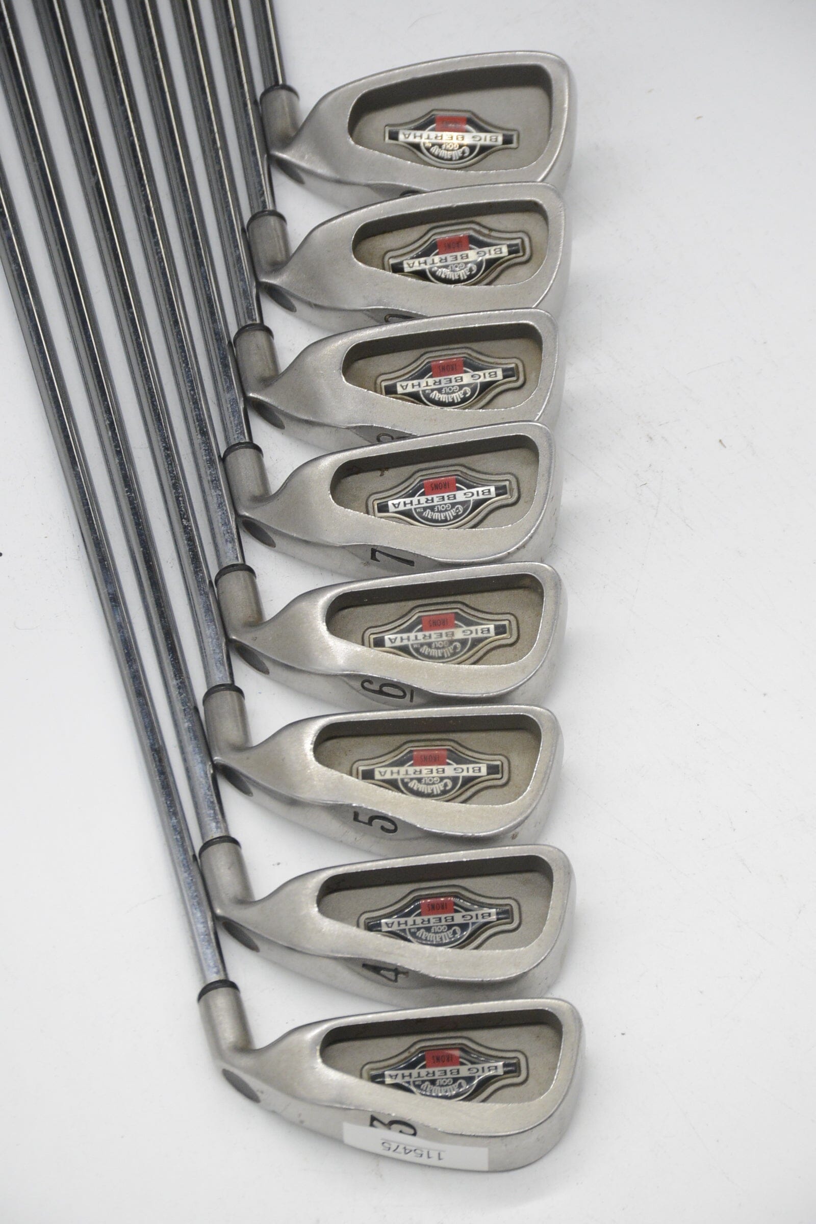 Callaway Big Bertha 1996 3-PW Iron Set X Flex Std Length Golf Clubs GolfRoots
