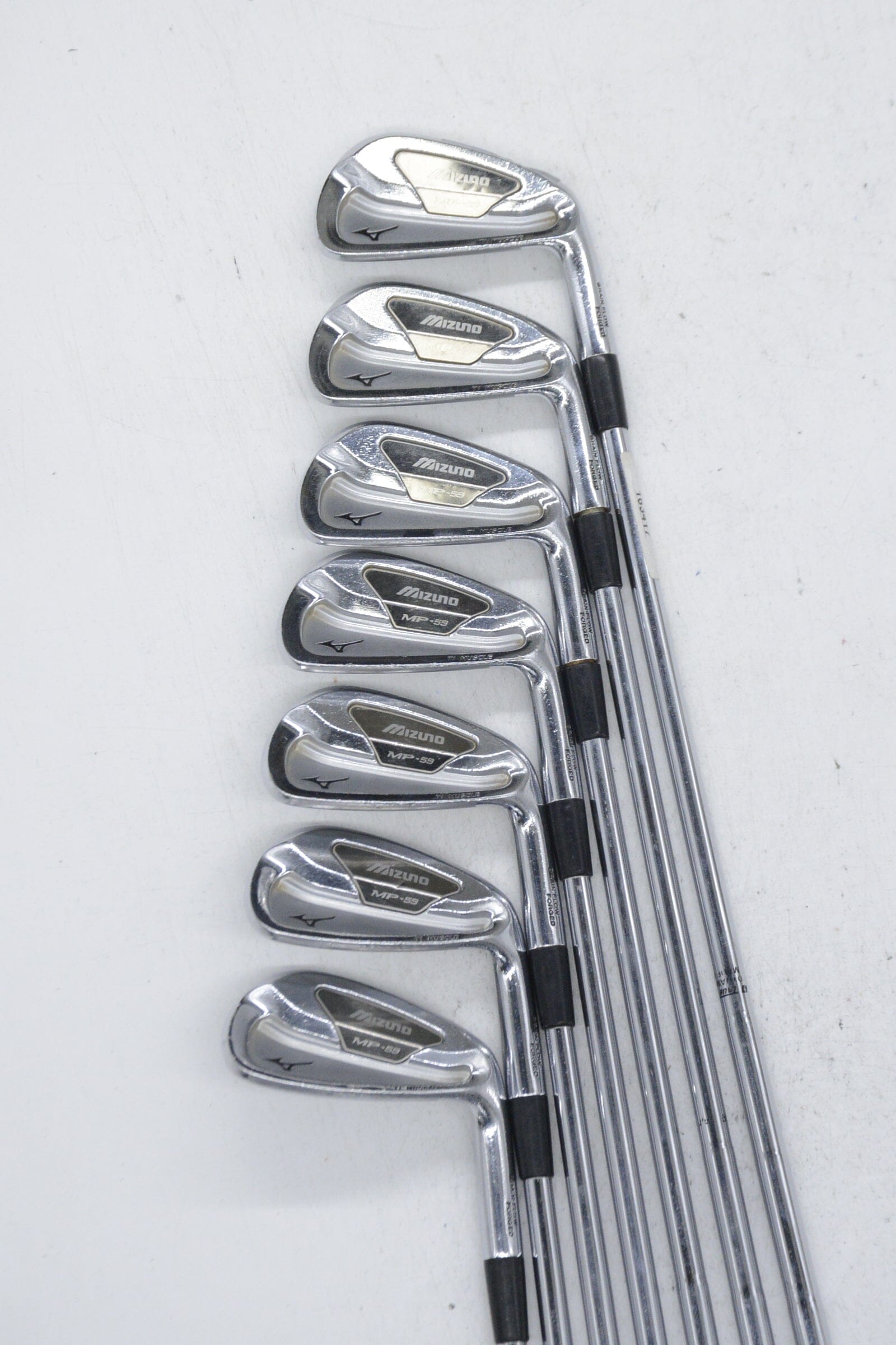 Mizuno MP-59 4-PW Iron Set S Flex +1" Golf Clubs GolfRoots