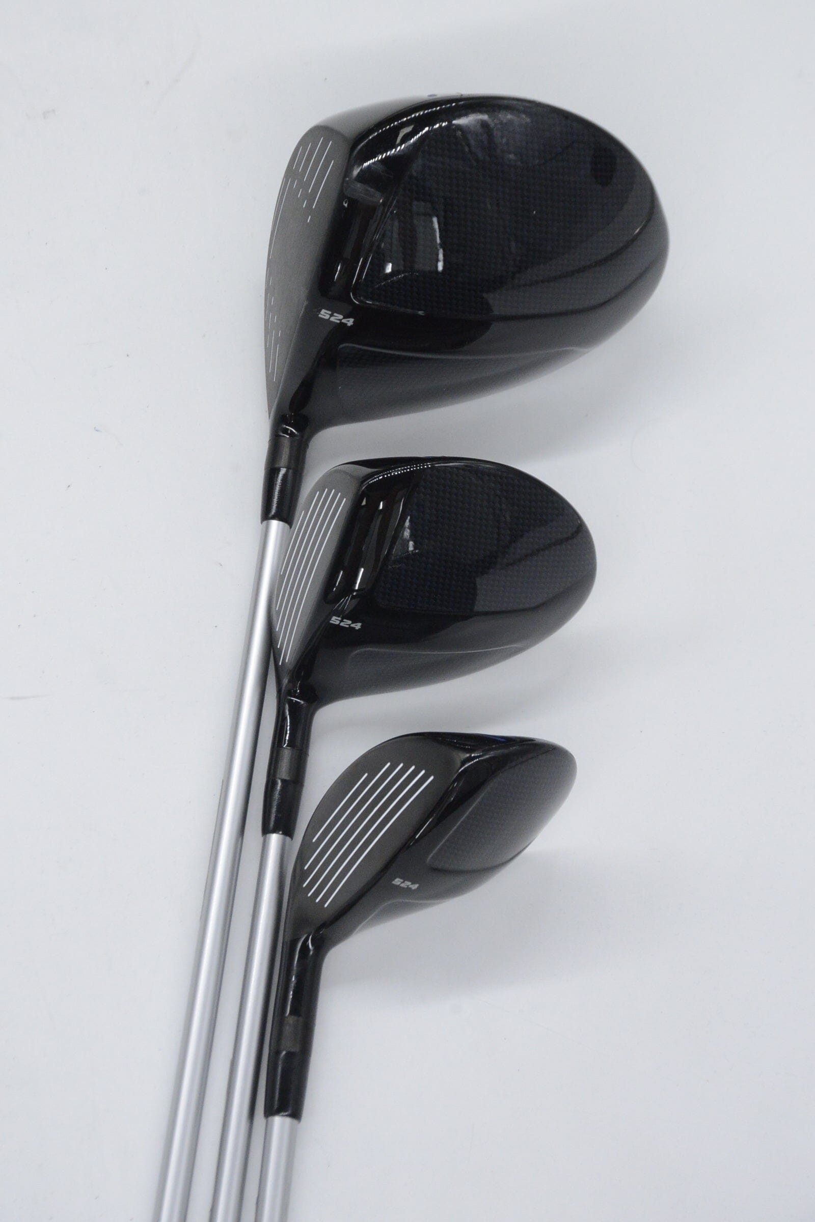 *Dented* Tour Edge Hot Launch C524 D, 3W, 3H Wood Set S Flex Golf Clubs GolfRoots