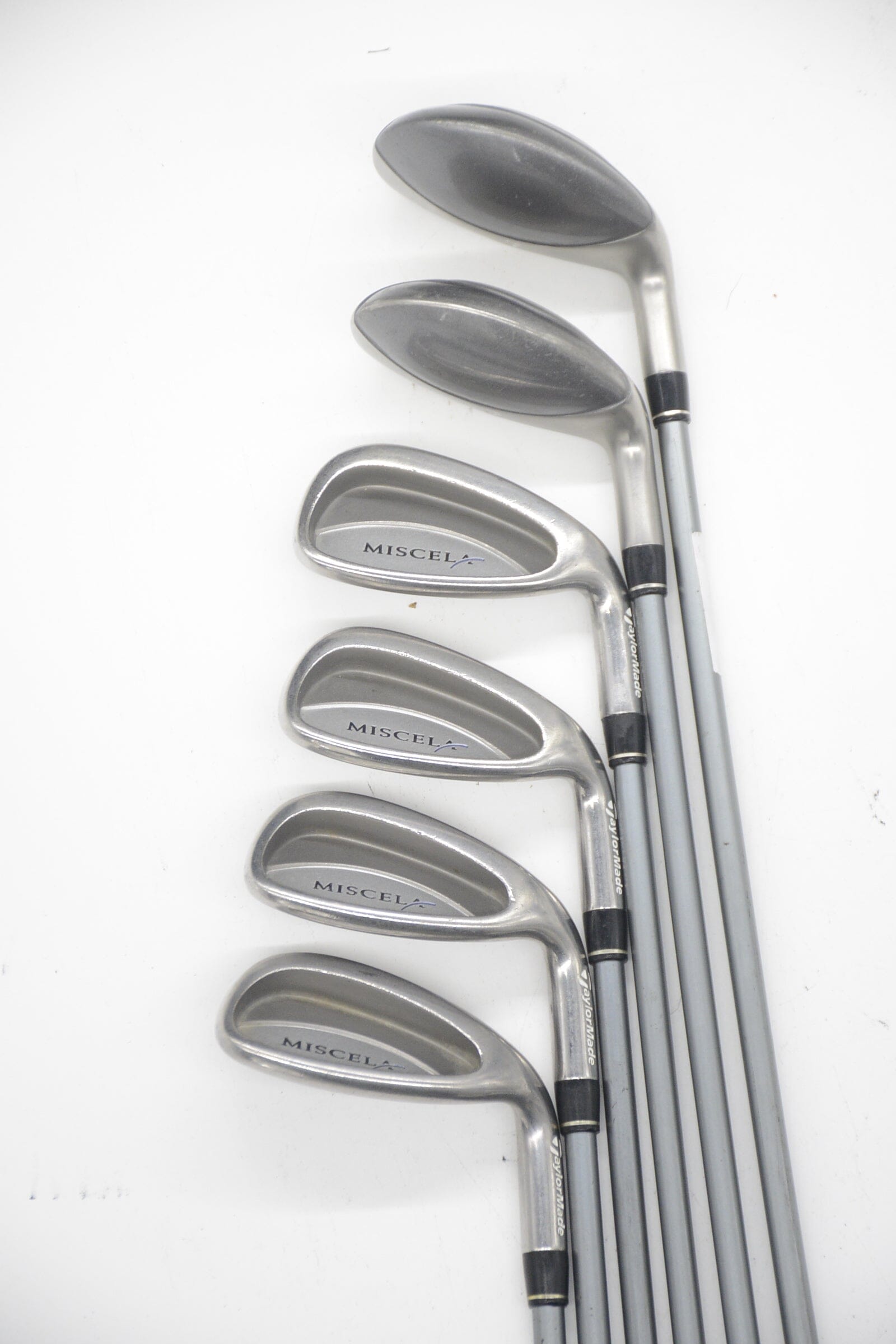 Women's TaylorMade Miscela 5H-6H, 7-PW Iron Set W Flex Std Length Golf Clubs GolfRoots