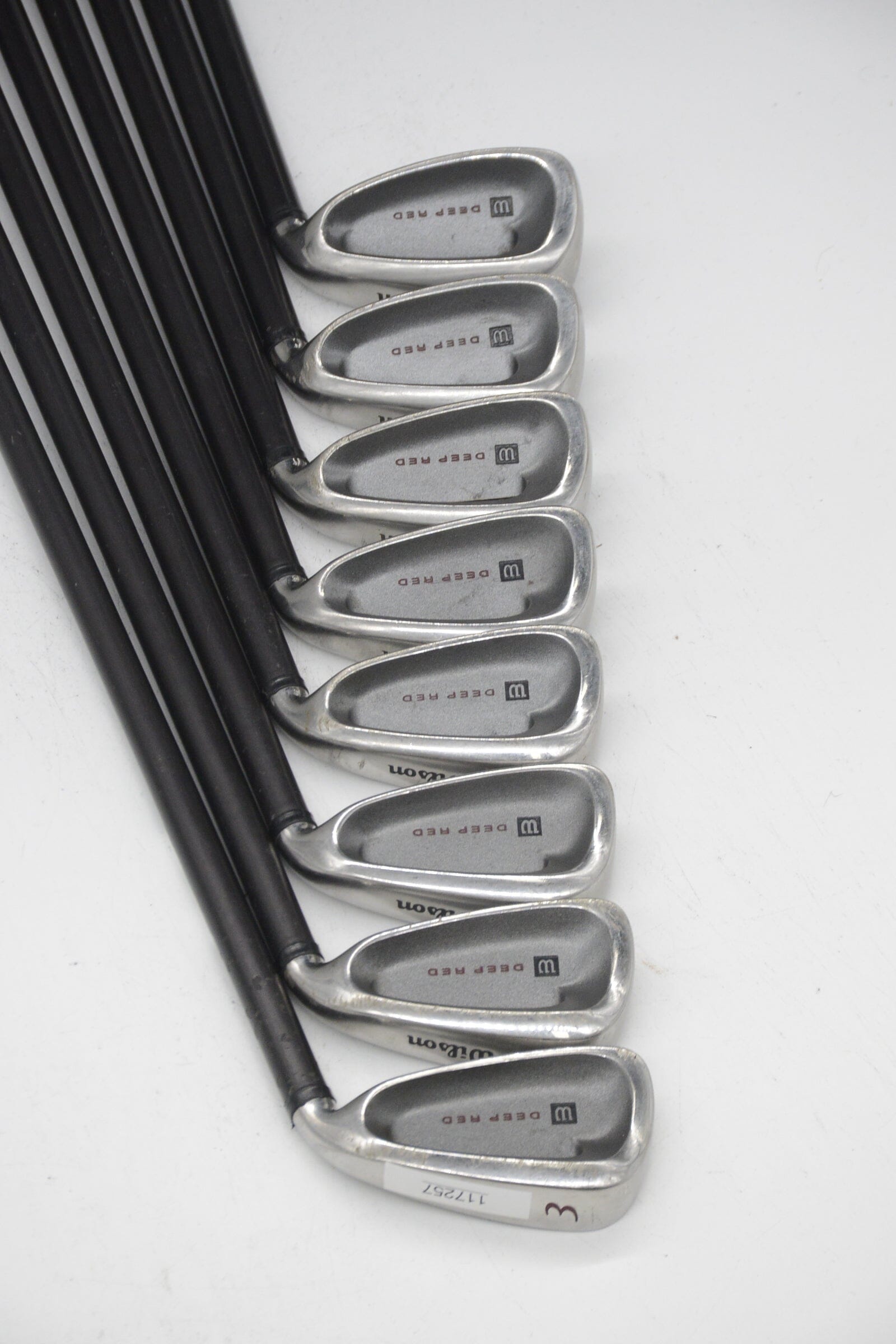 Wilson Deep Red 3-PW Iron Set S Flex -0.25" Golf Clubs GolfRoots