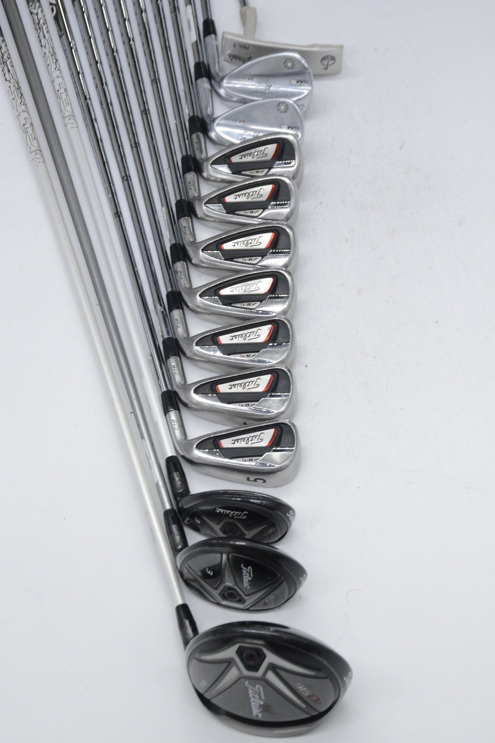 Titleist 714 AP1 Mixed Full Set S Flex +0.5" Golf Clubs GolfRoots