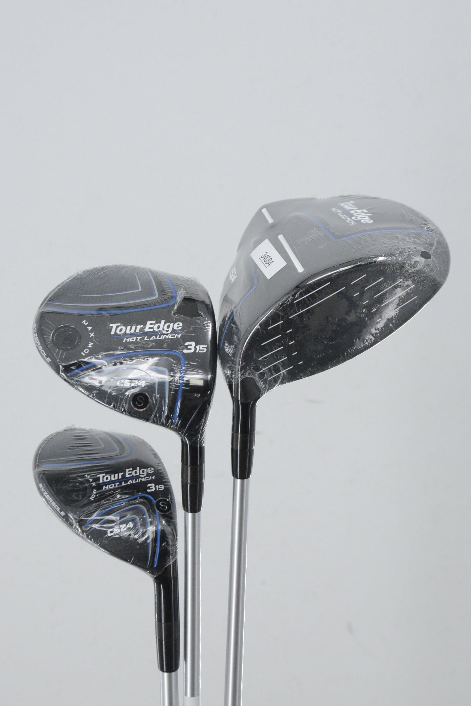 NEW Tour Edge Hot Launch E524 D, 3W, 3H Wood Set S Flex Golf Clubs GolfRoots