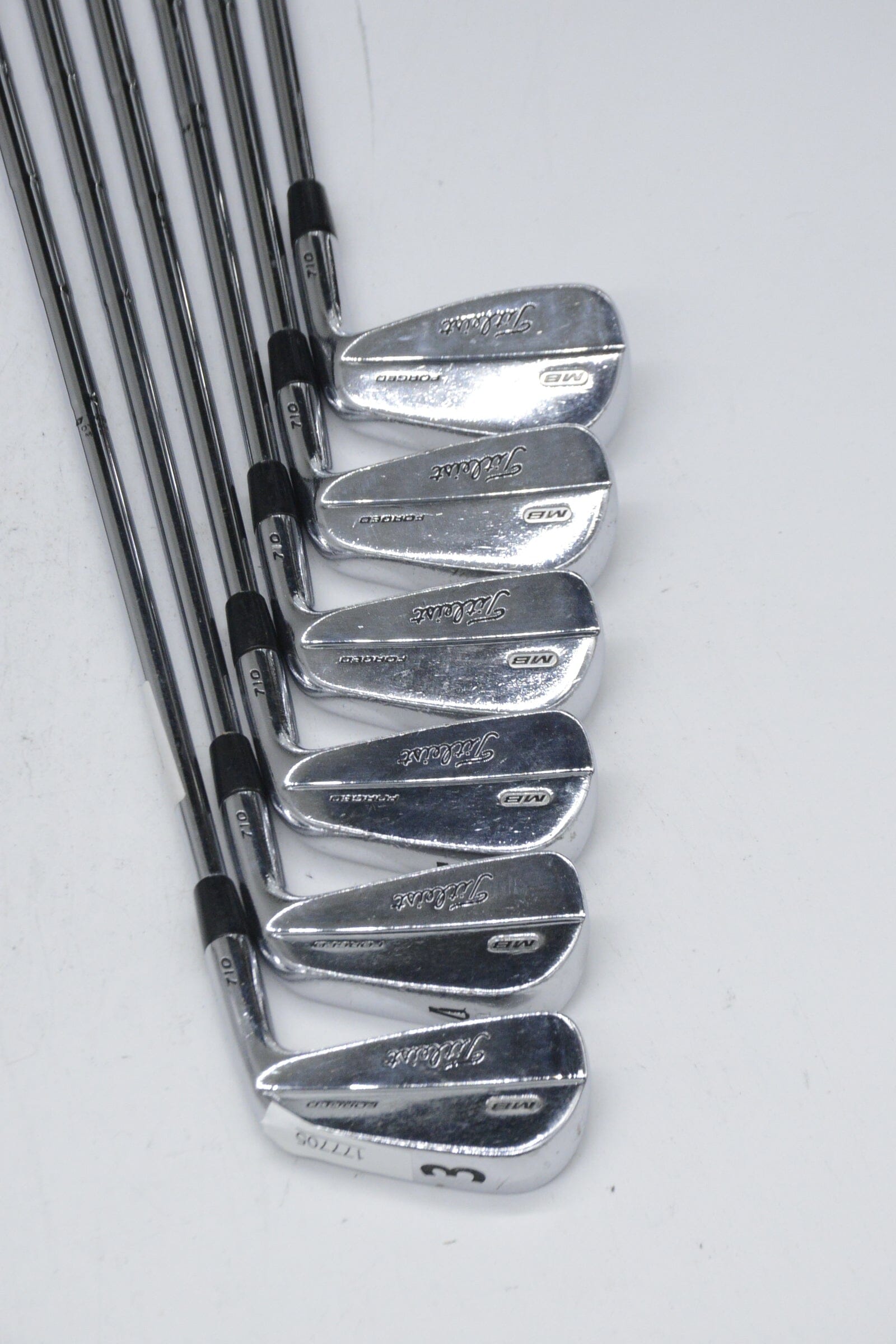 Titleist 710 MB Forged 3-8 Iron Set X Flex +0.5" Golf Clubs GolfRoots