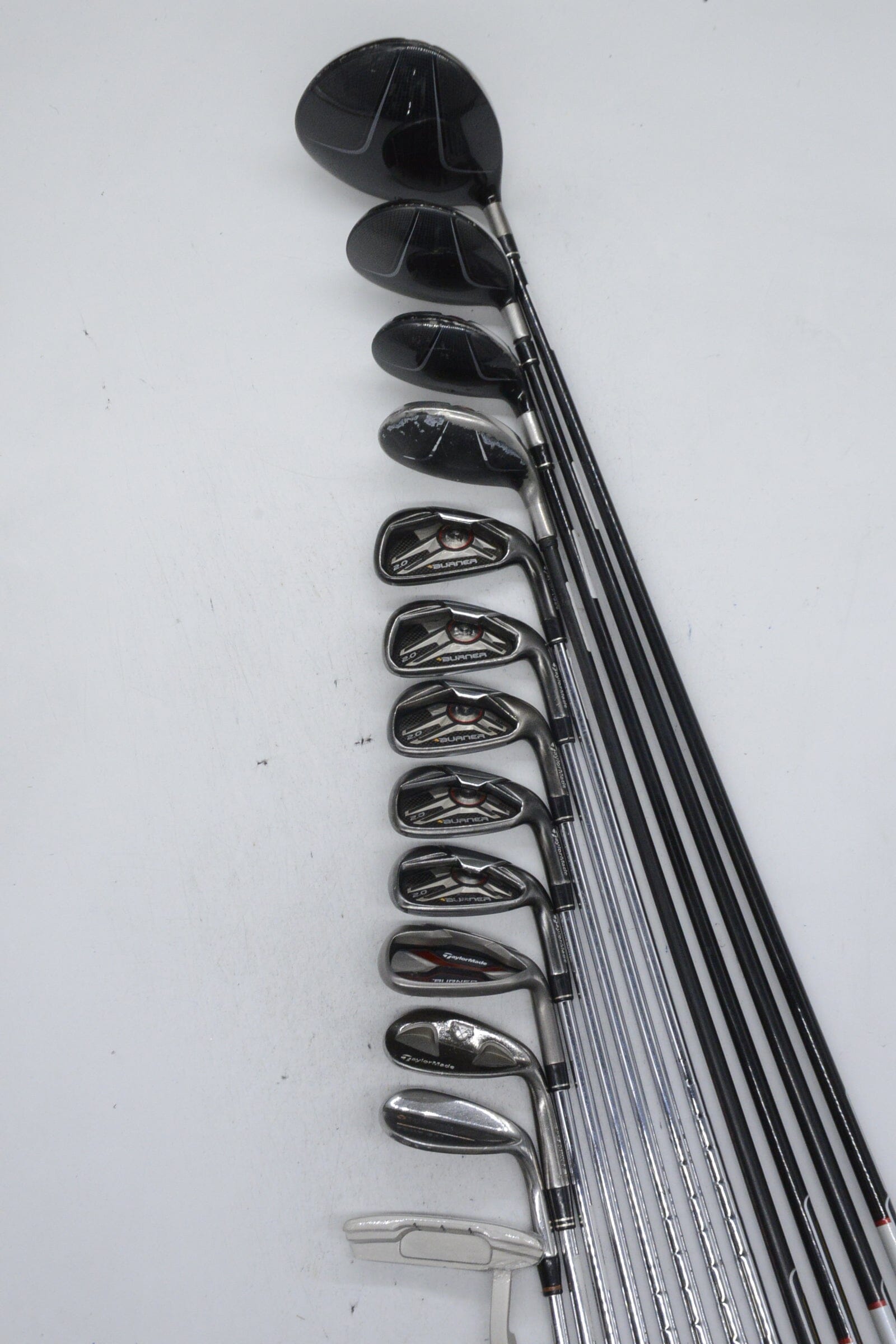 TaylorMade Burner 2.0 Mixed Full Set R Flex +0.25" Golf Clubs GolfRoots