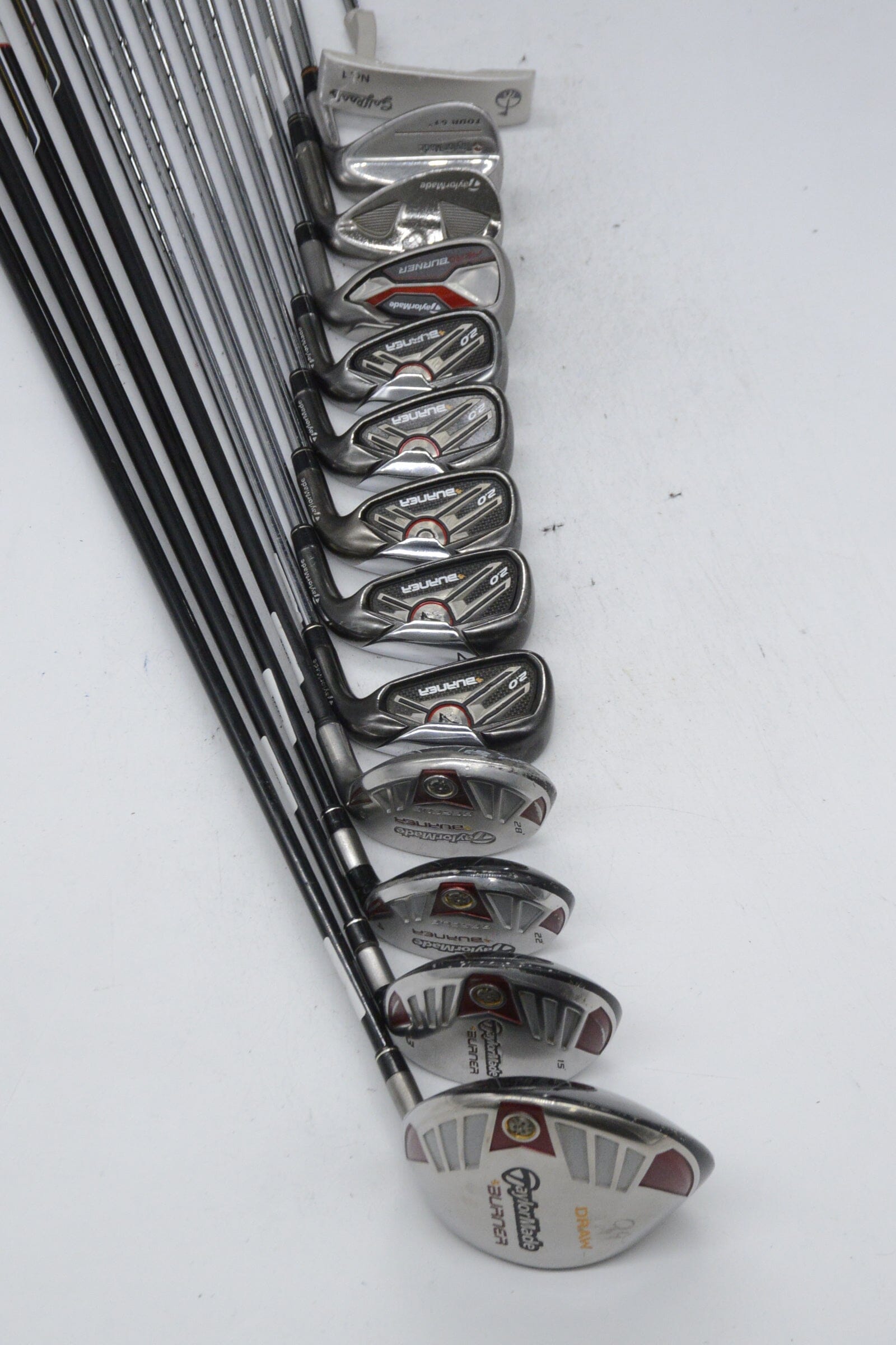 TaylorMade Burner 2.0 Mixed Full Set R Flex +0.25" Golf Clubs GolfRoots