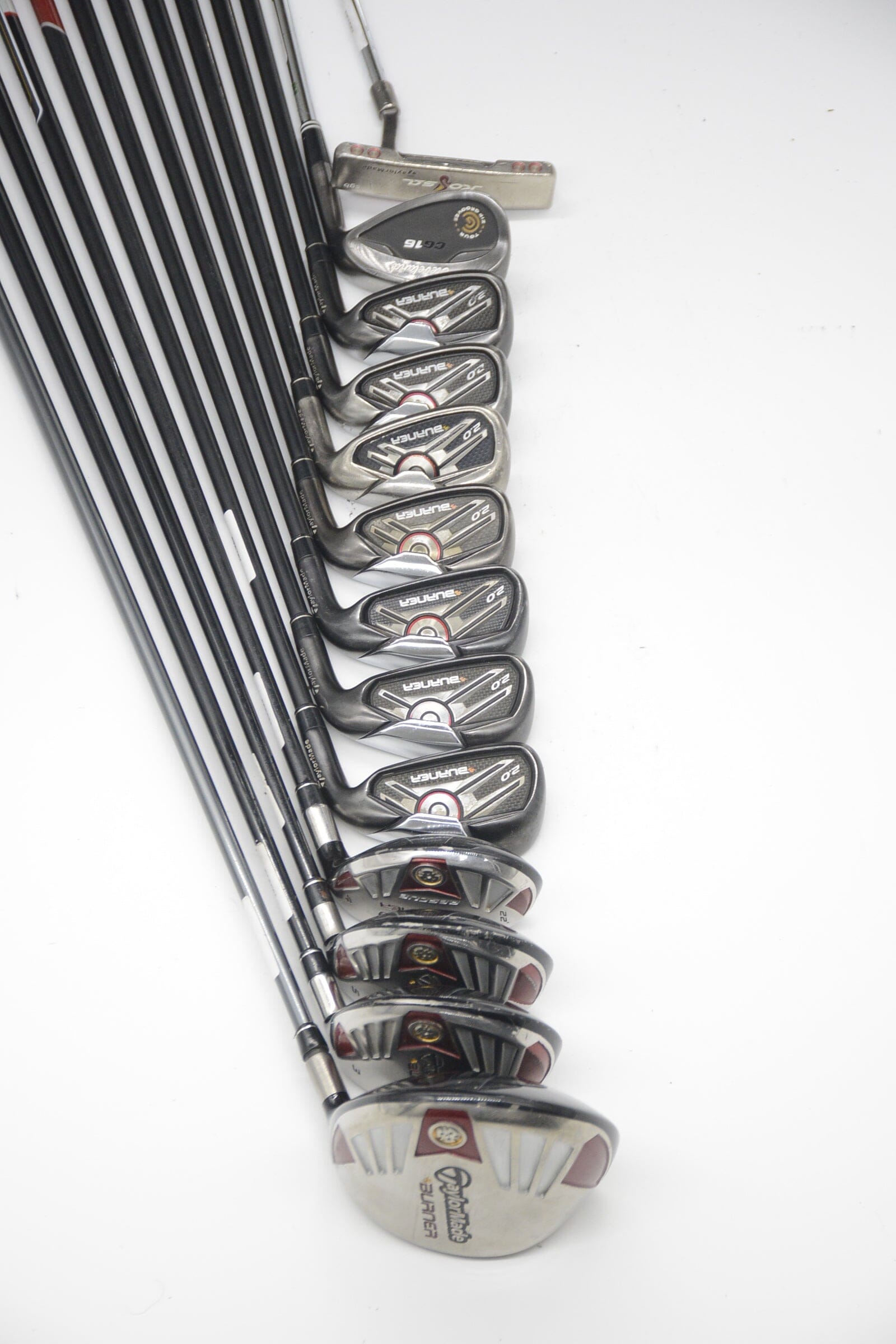 TaylorMade Burner 2.0 Mixed Full Set R Flex -0.25" Golf Clubs GolfRoots