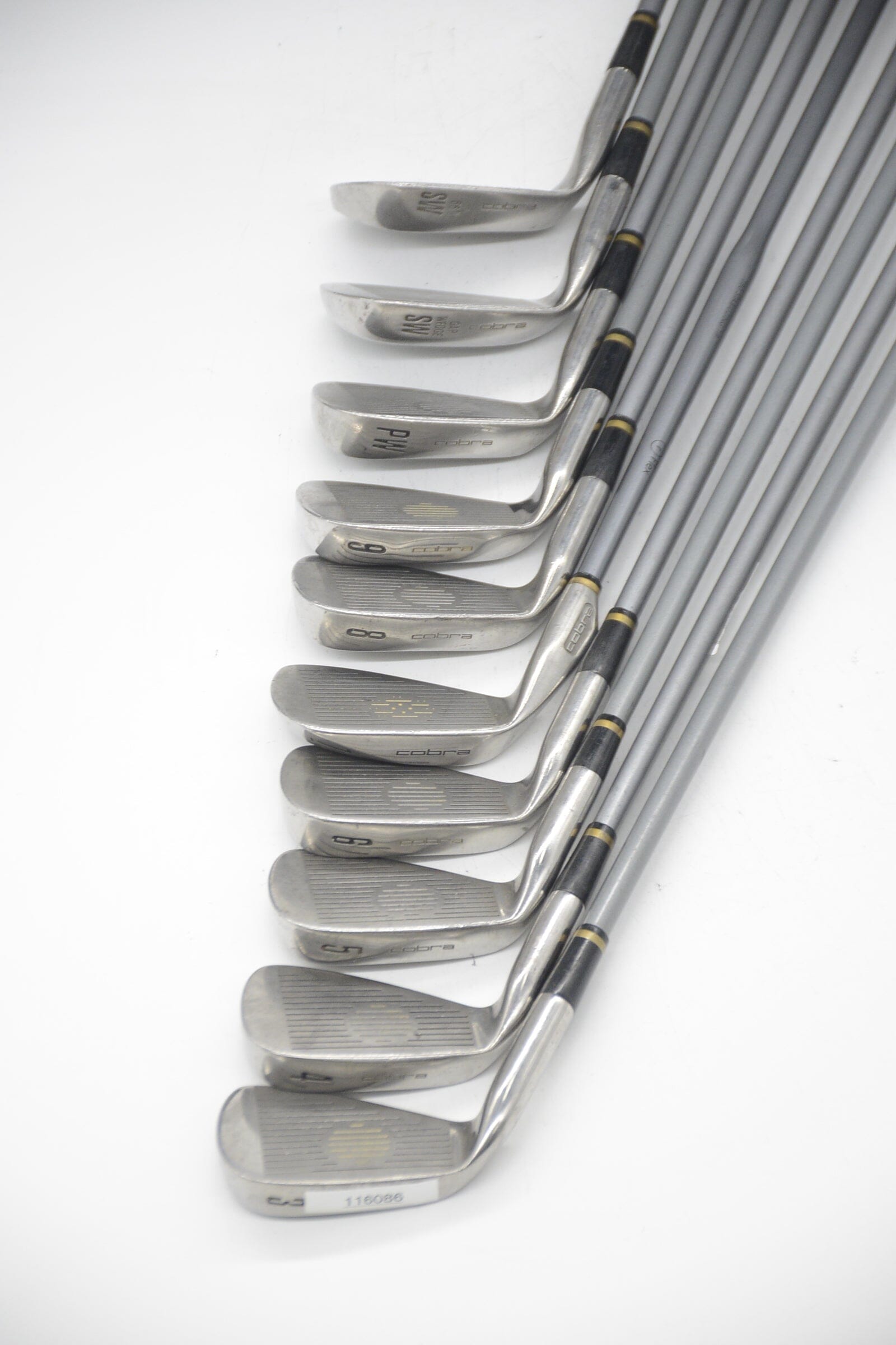 Cobra King Cobra Oversize 3-SW Iron Set R Flex -0.5" Golf Clubs GolfRoots