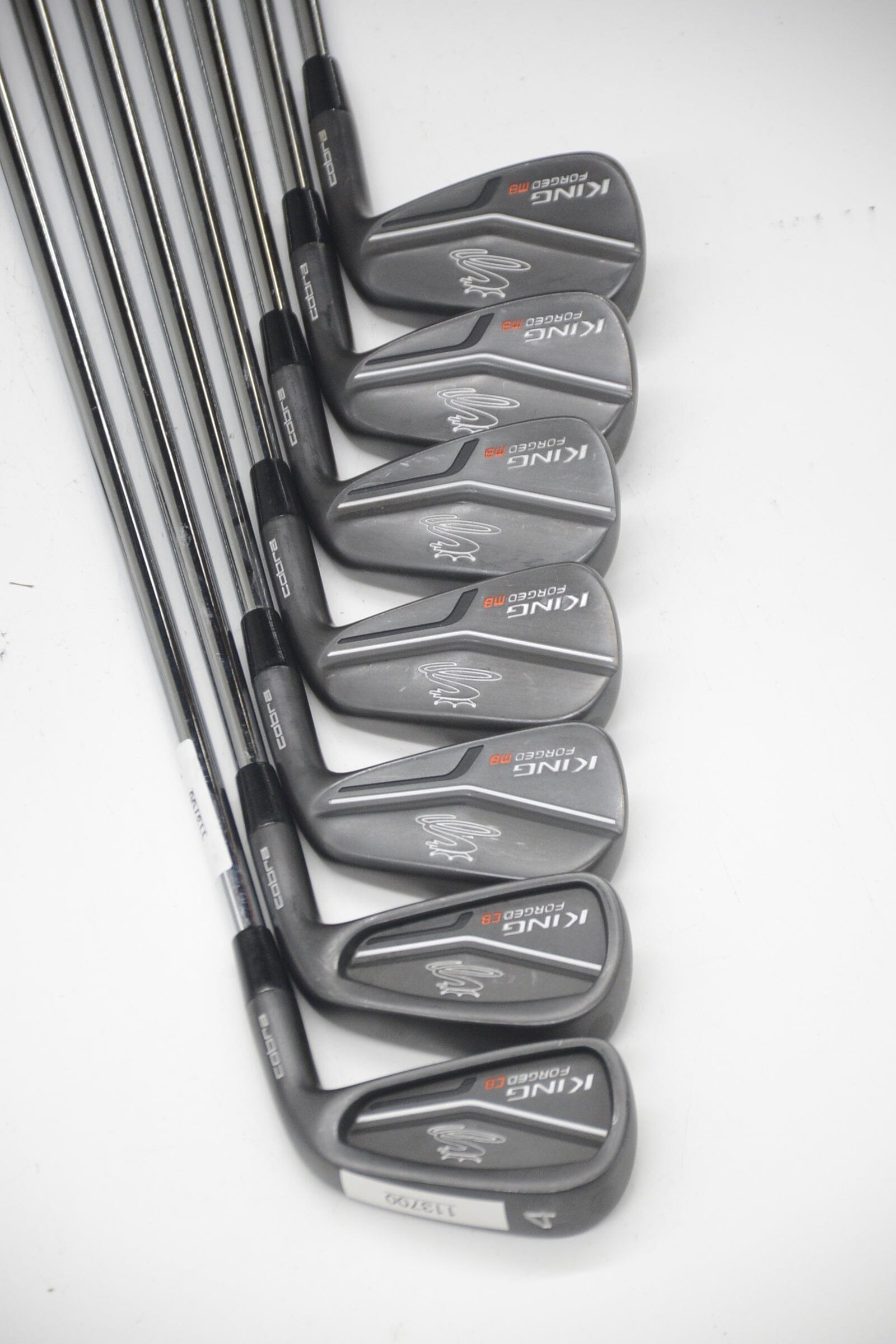Cobra King Forged MB Black 4-PW Iron Set S Flex +0.5" Golf Clubs GolfRoots