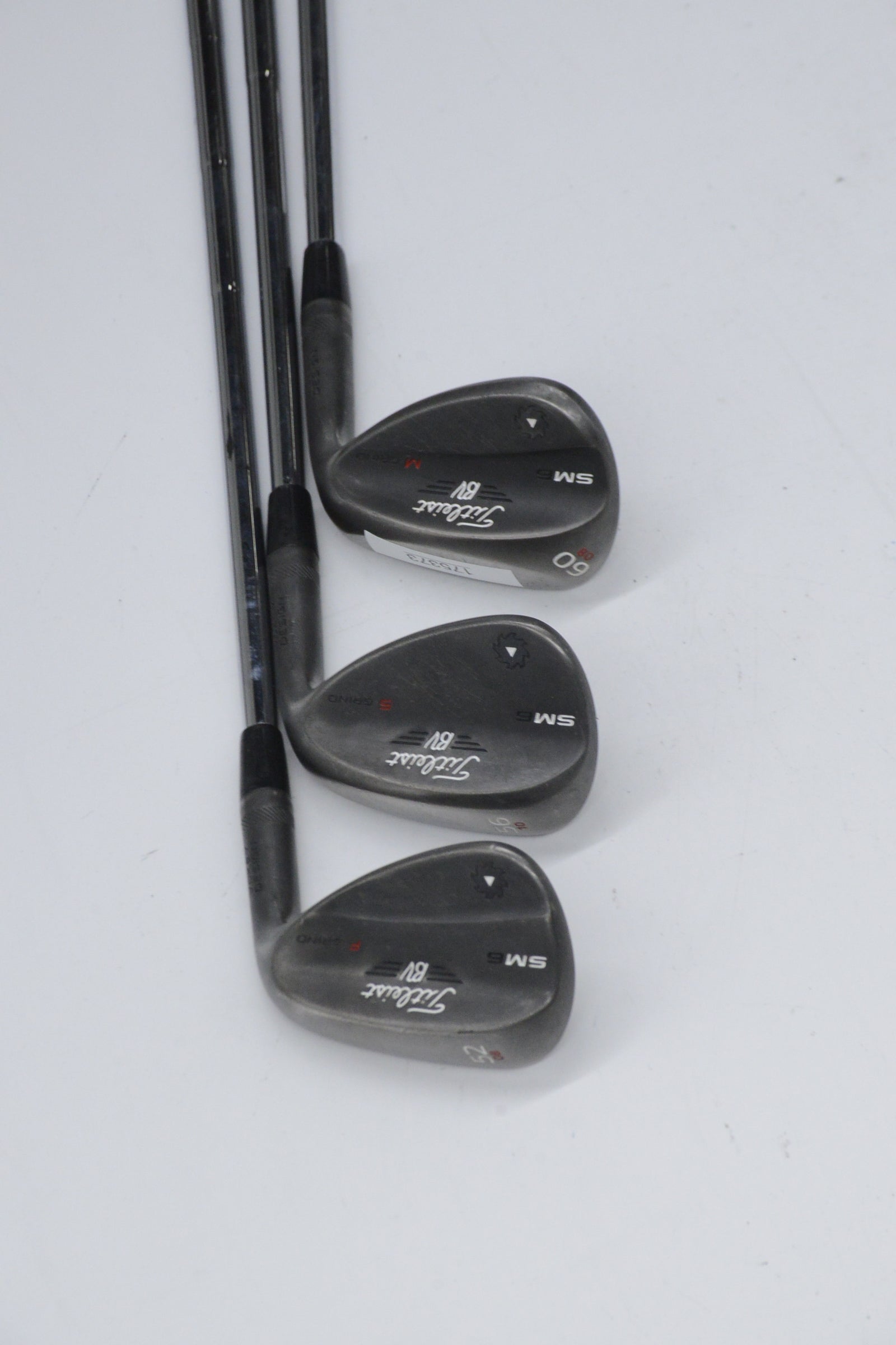 Titleist Vokey SM6 Jet Black 52, 56, 60 Degree Wedge Set Wedge Flex
