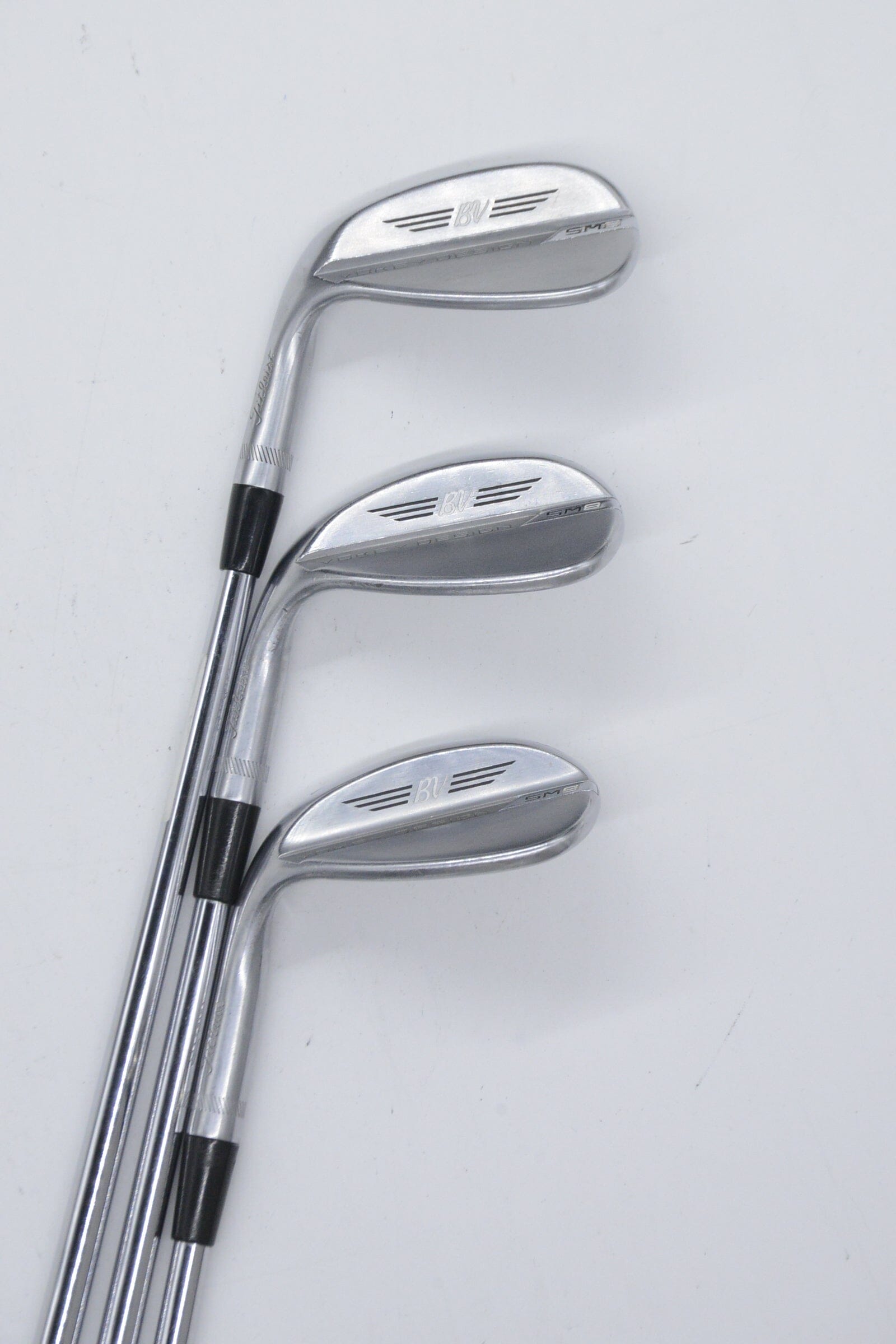 Lefty Titleist Vokey SM8 Tour Chrome 48, 54, 60 Degree Wedge Set X Flex Golf Clubs GolfRoots