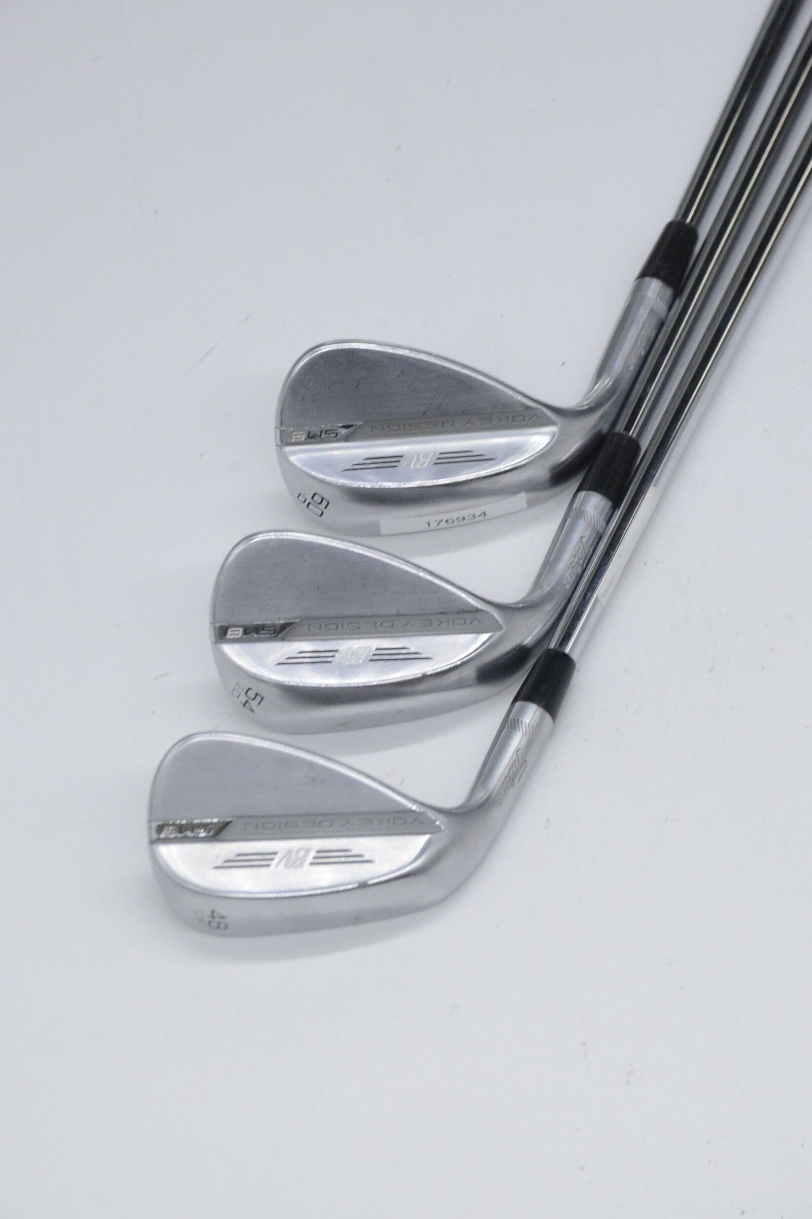 Lefty Titleist Vokey SM8 Tour Chrome 48, 54, 60 Degree Wedge Set X Flex Golf Clubs GolfRoots