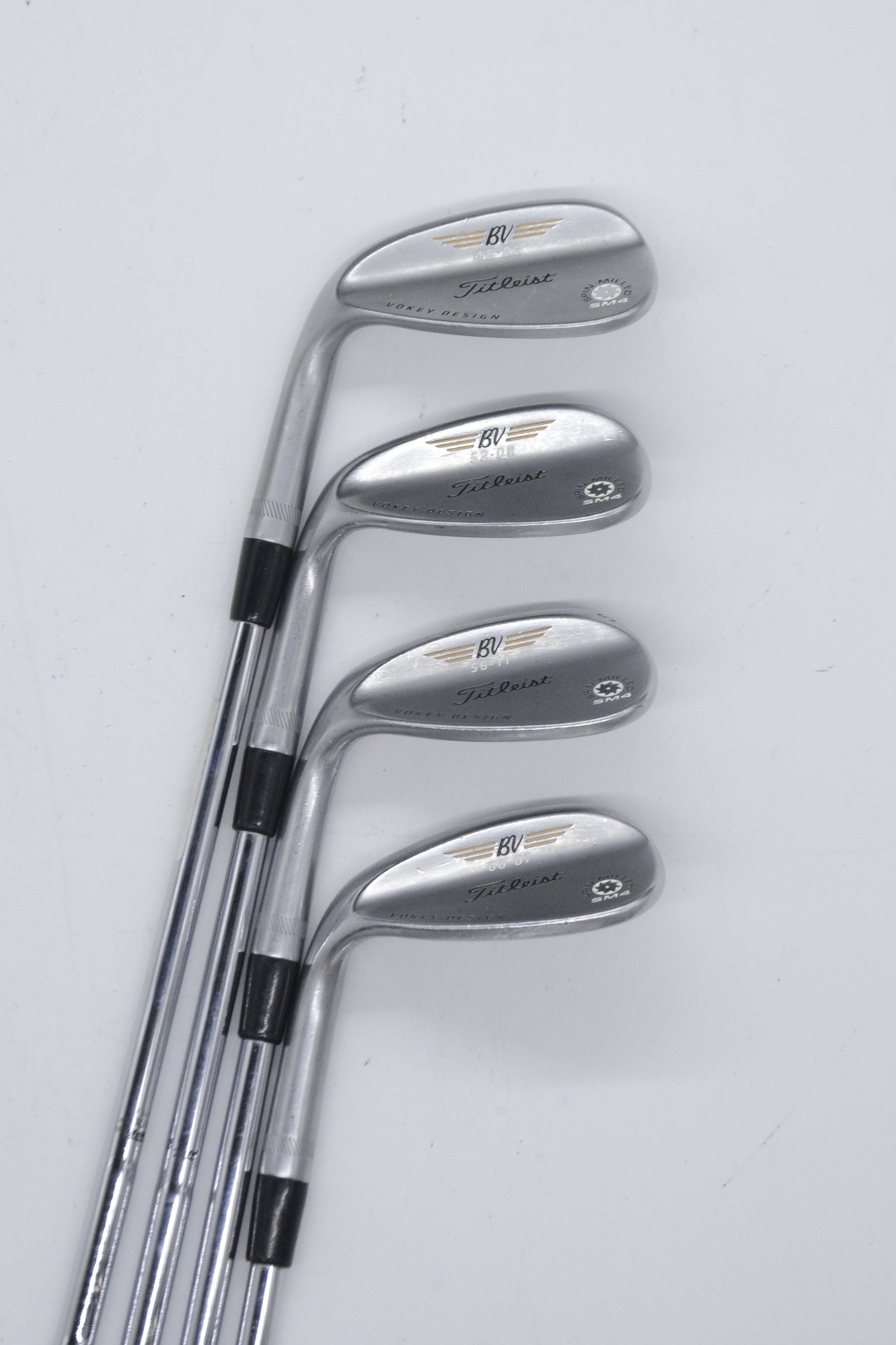 Lefty Titleist Vokey SM4 Tour Chrome 48, 52, 56, 60 Degree Wedge Set Wedge Flex