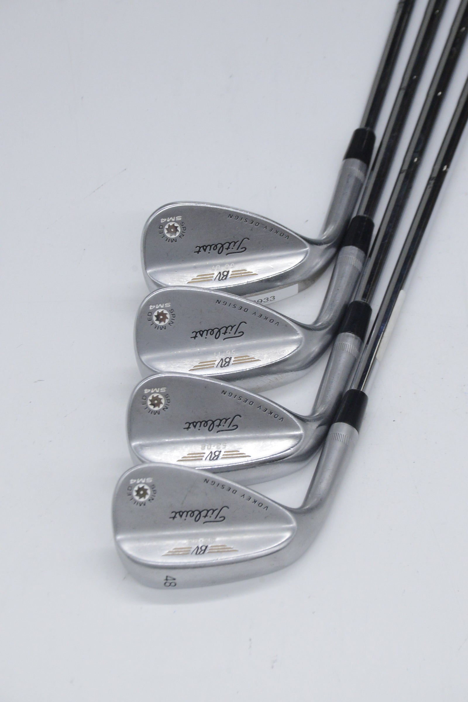 Lefty Titleist Vokey SM4 Tour Chrome 48, 52, 56, 60 Degree Wedge Set Wedge Flex