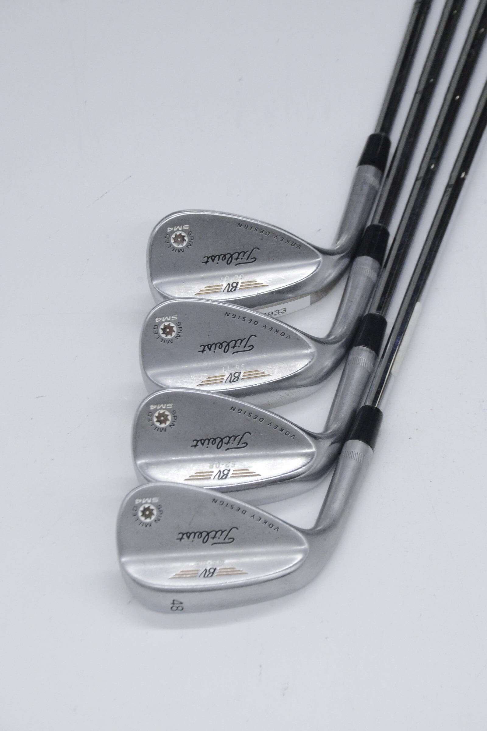 Lefty Titleist Vokey SM4 Tour Chrome 48, 52, 56, 60 Degree Wedge Set Wedge Flex Golf Clubs GolfRoots