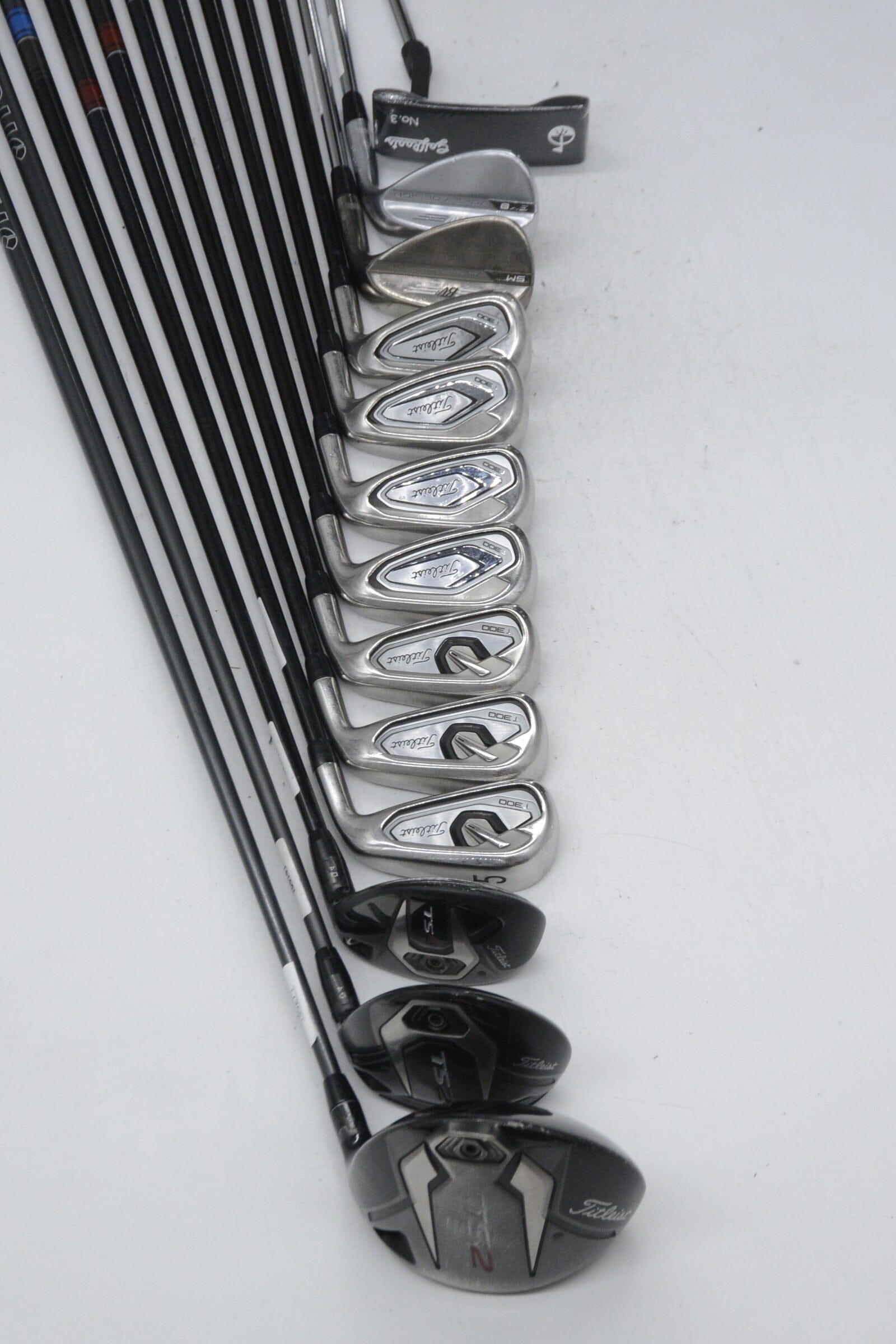 Titleist T300 Mixed Full Set S Flex -0.5" Golf Clubs GolfRoots