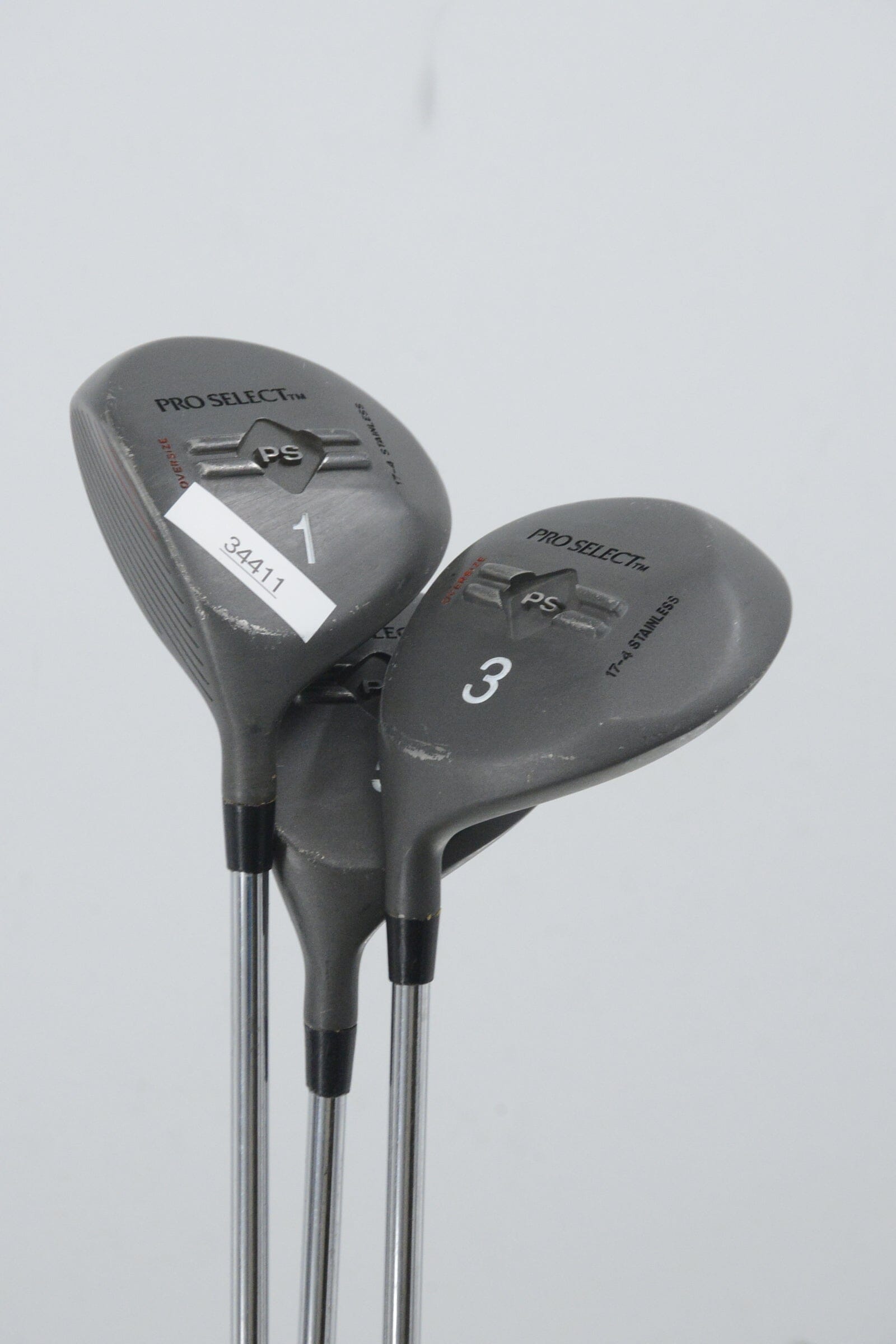 Lefty Pro Select Oversize D, 3W, 5W Wood Set W Flex Golf Clubs GolfRoots