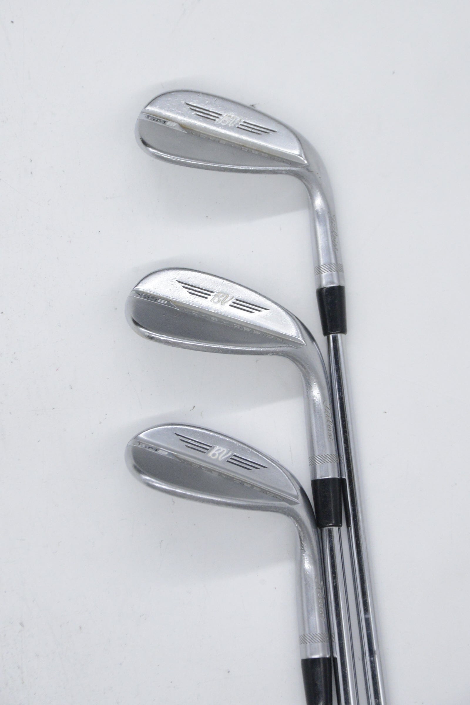 Titleist Vokey SM8 Tour Chrome 50, 54, 58 Degree Wedge Set Wedge Flex Golf Clubs GolfRoots