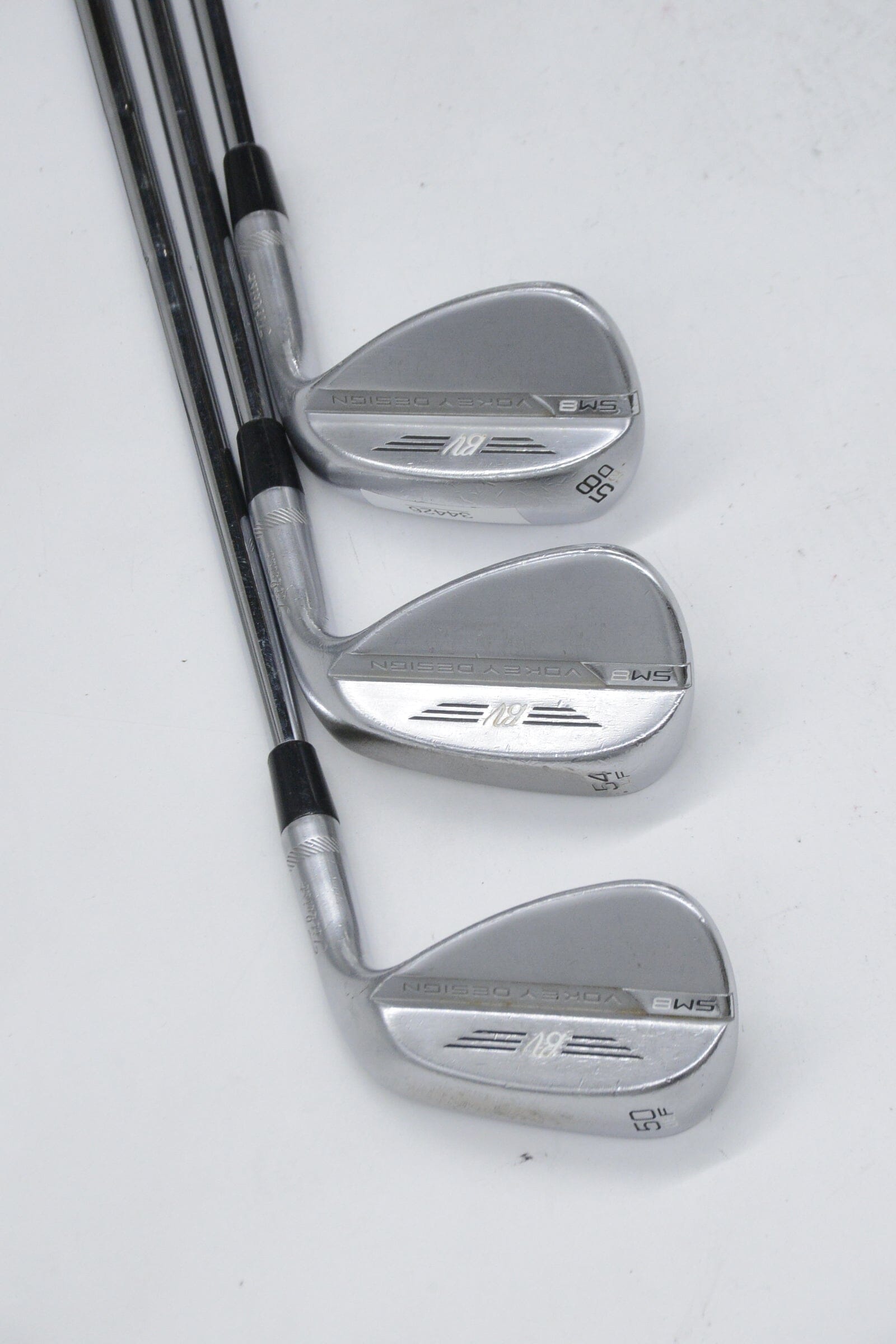 Titleist Vokey SM8 Tour Chrome 50, 54, 58 Degree Wedge Set Wedge Flex Golf Clubs GolfRoots