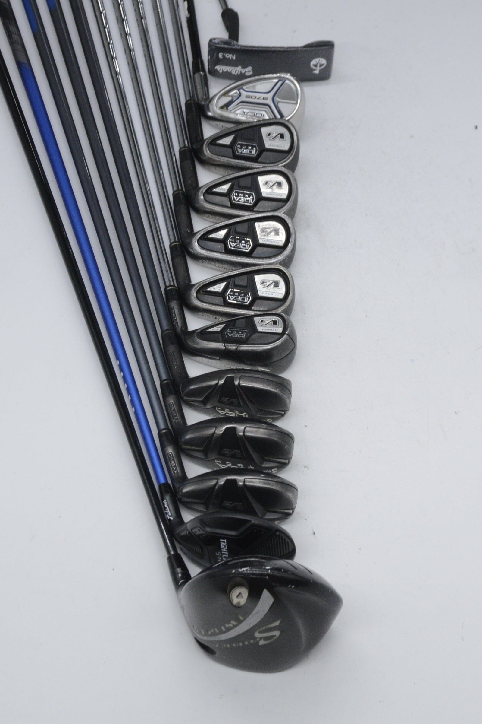 Adams Idea Tech V3 Forged Hybrid Mixed Full Set R Flex +0.75" Golf Clubs GolfRoots