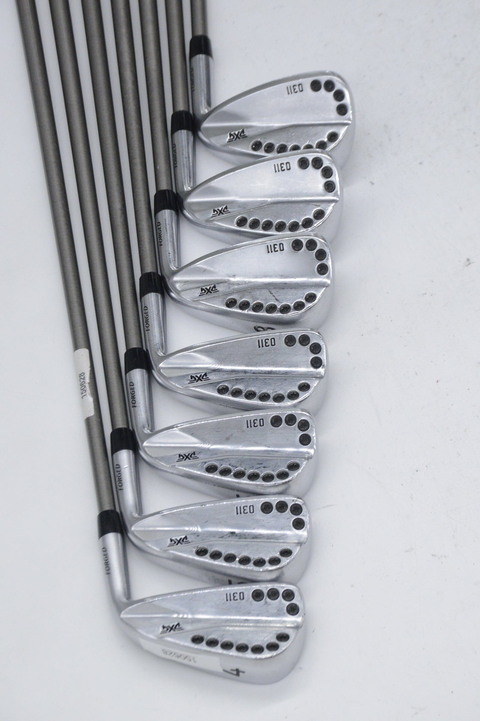 PXG 0311 Chrome 4-PW Iron Set S Flex -0.25" Golf Clubs GolfRoots